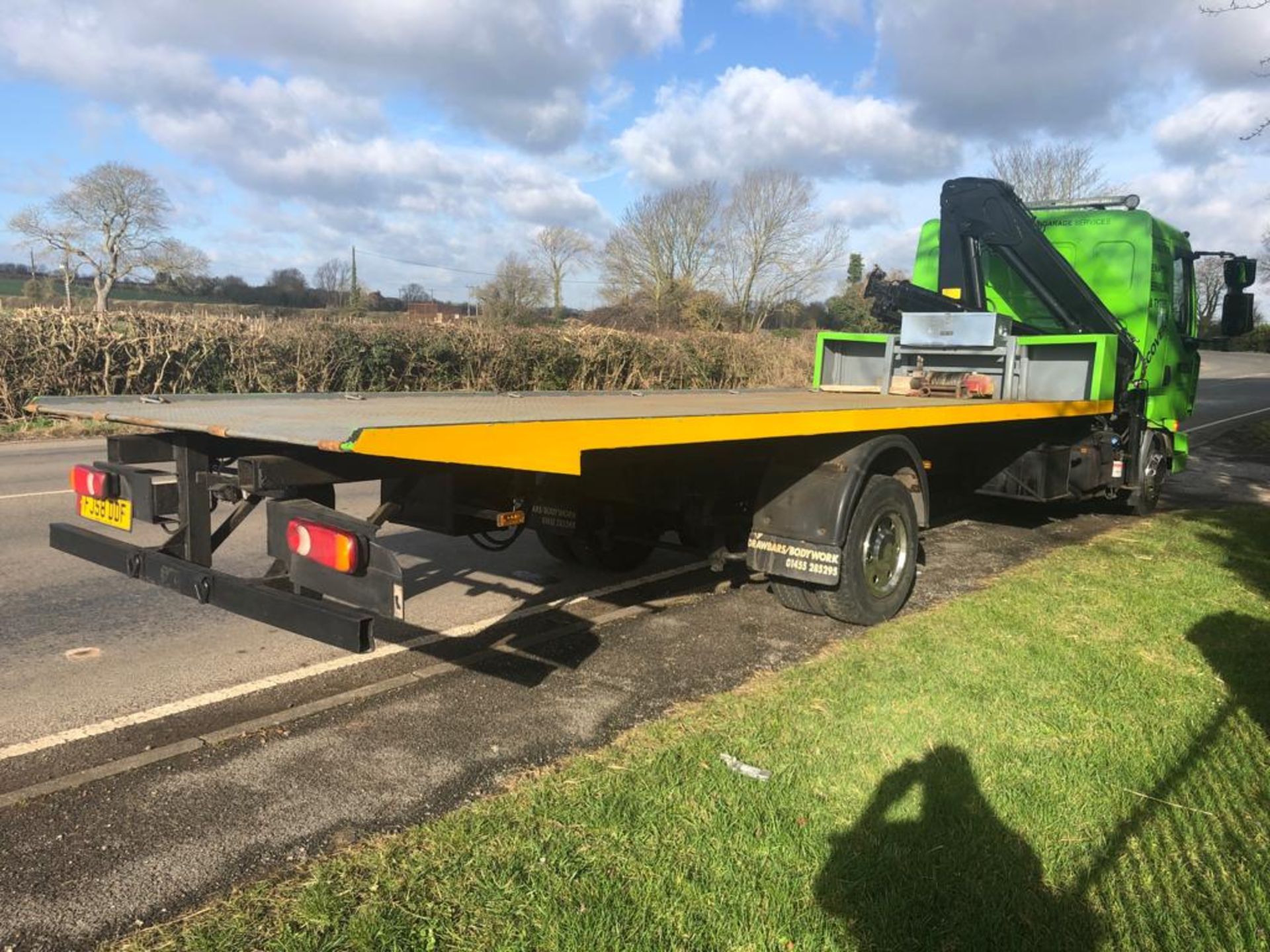 2008/58 REG RENAULT MIDLUM TILT AND SLIDE 21FT BED LENGTH RECOVERY LORRY WITH CRANE *NO VAT* - Image 6 of 30