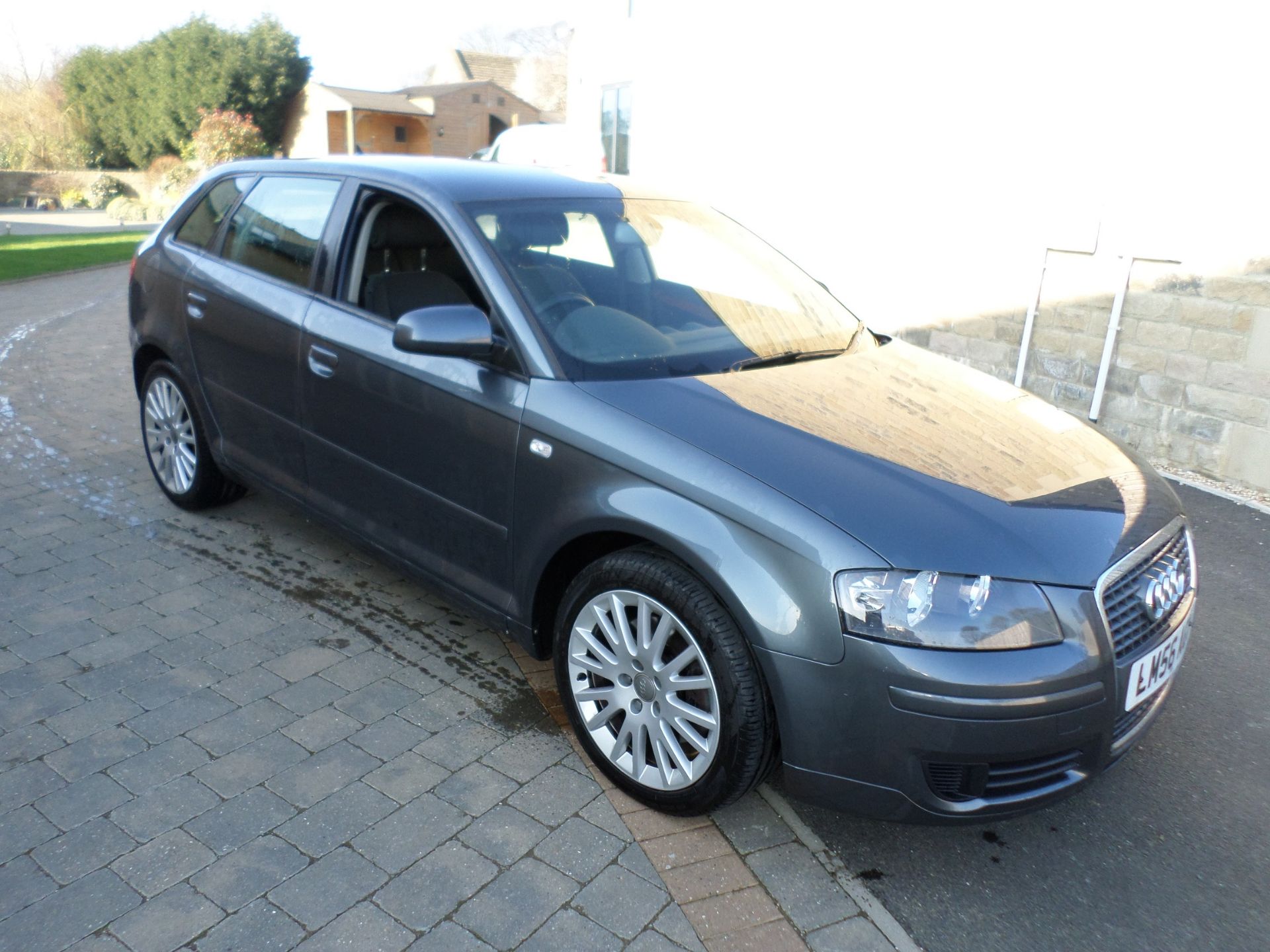 2007/56 REG AUDI A3 SE TDI 170 2.0 DIESEL GREY, FULL SERVICE HISTORY, 1 FORMER KEEPER *NO VAT*