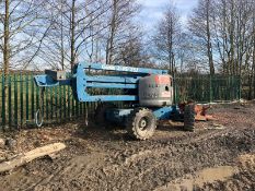 TWO 2 X GENIE BOOM LIFTS MODEL Z45 - 25J 4X4, YEAR 2001 SELLING AS SPARES / REPAIRS *PLUS VAT*