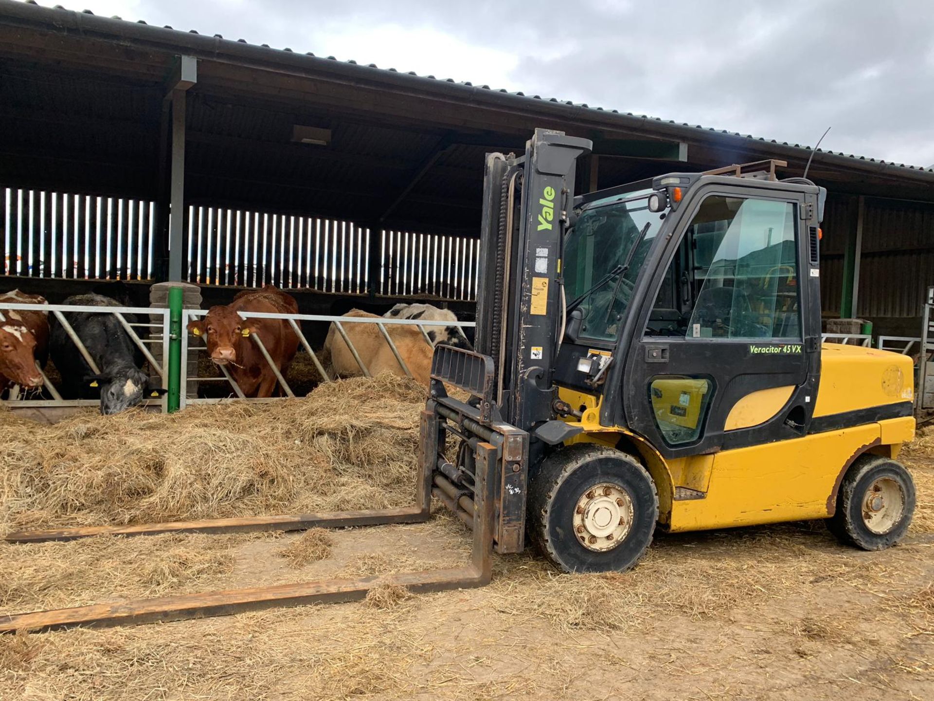 2006 YALE FORKLIFT 45 VX 4.5 TONNE DIESEL FORKLIFT 3400MM LIFT HEIGHT *PLUS VAT* - Image 3 of 13