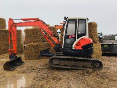 2010 KUBOTA U50-3 5 TONNE TRACKED DIGGER / EXCAVATOR WITH 3X BUCKETS, RUNS WORKS AND DIGS *PLUS VAT*