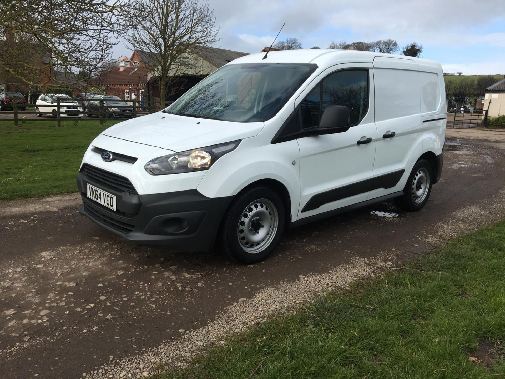 2015/64 REG FORD TRANSIT CONNECT 200 1.6 WHITE DIESEL PANEL VAN, SHOWING 0 FORMER KEEPERS *NO VAT* - Image 3 of 12