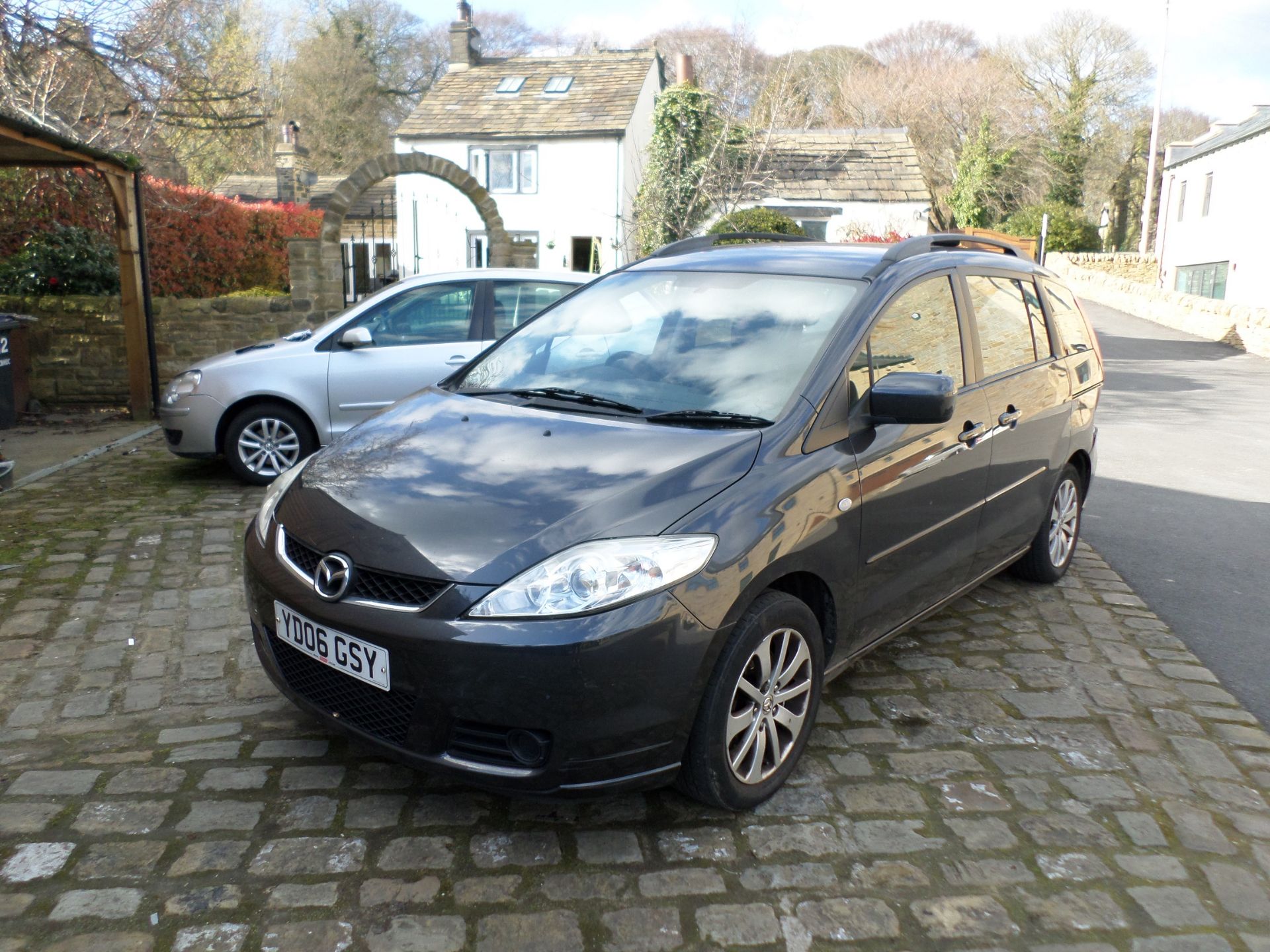 2006/06 REG MAZDA 5 TS2 GREY 1.8 PETROL MPV 7 SEATER, 2 KEYS *NO VAT* - Image 2 of 7