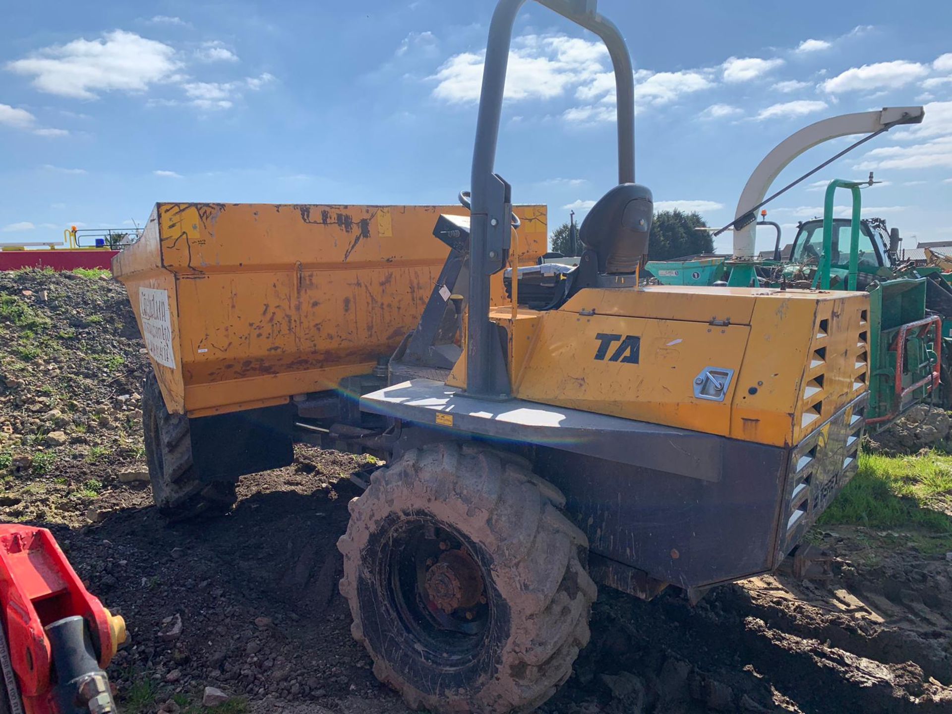 2010 TEREX TA6 STRAIGHT TIP 6 TONNE DUMPER *PLUS VAT* - Image 5 of 13