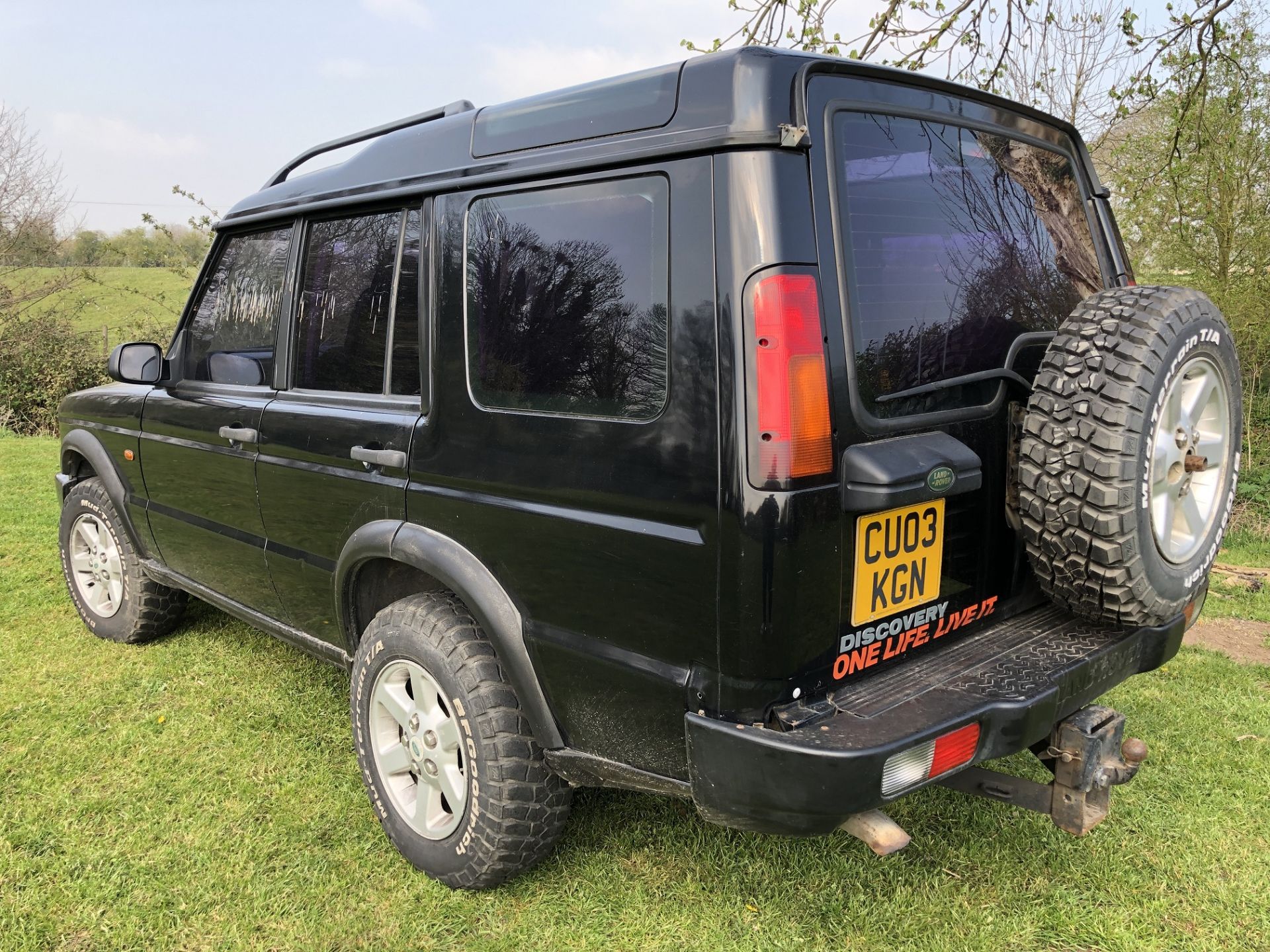 2003/03 REG LAND ROVER DISCOVERY TD5 GS 2.5 BLACK DIESEL 4X4, FULL SERVICE HISTORY ORIGINAL BOOK - Image 2 of 21