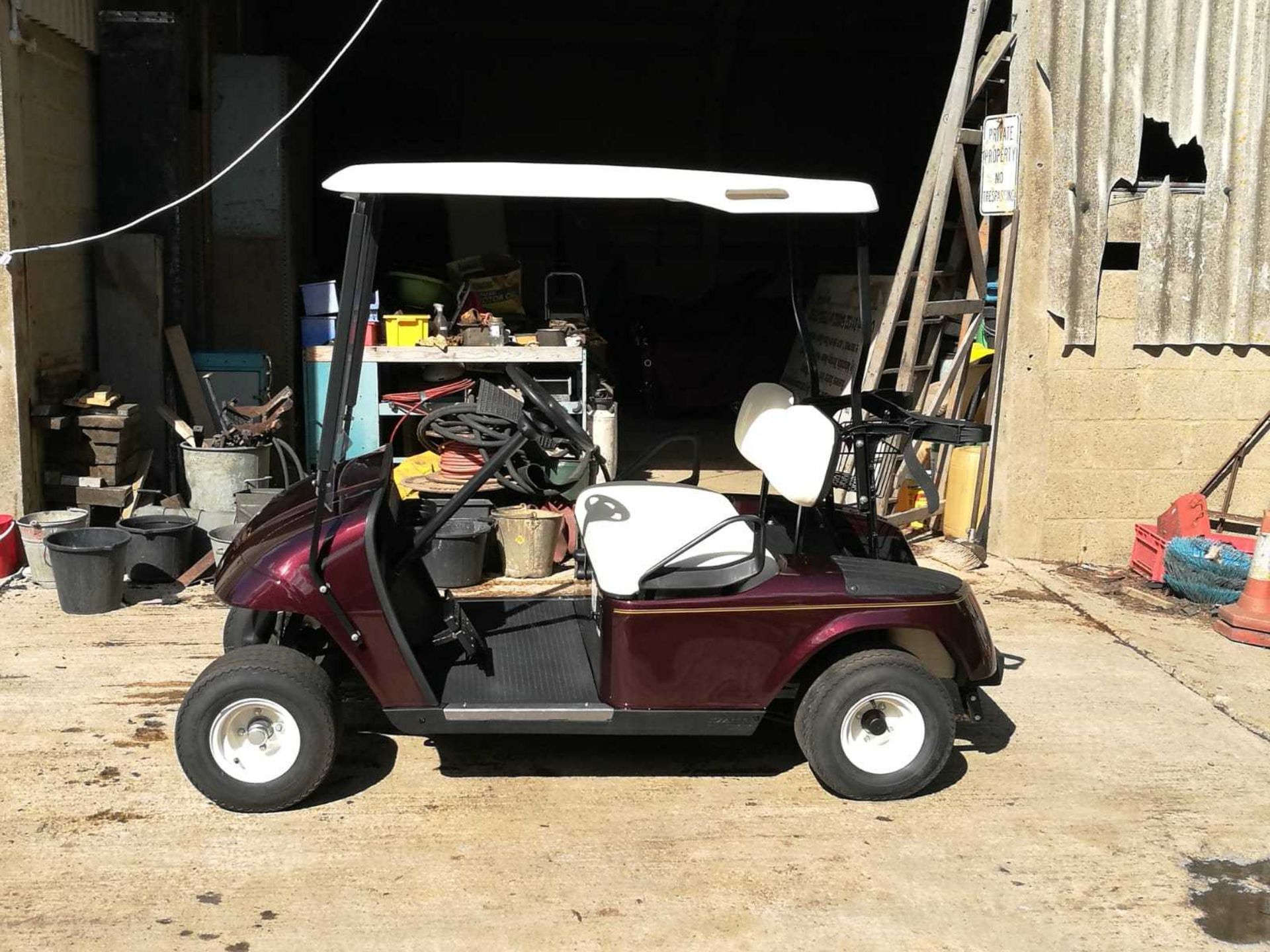 EZGO PETROL GOLF BUGGY, ONLY 0.4 HOURS GENUINE, NEVER USED *PLUS VAT* - Image 2 of 7