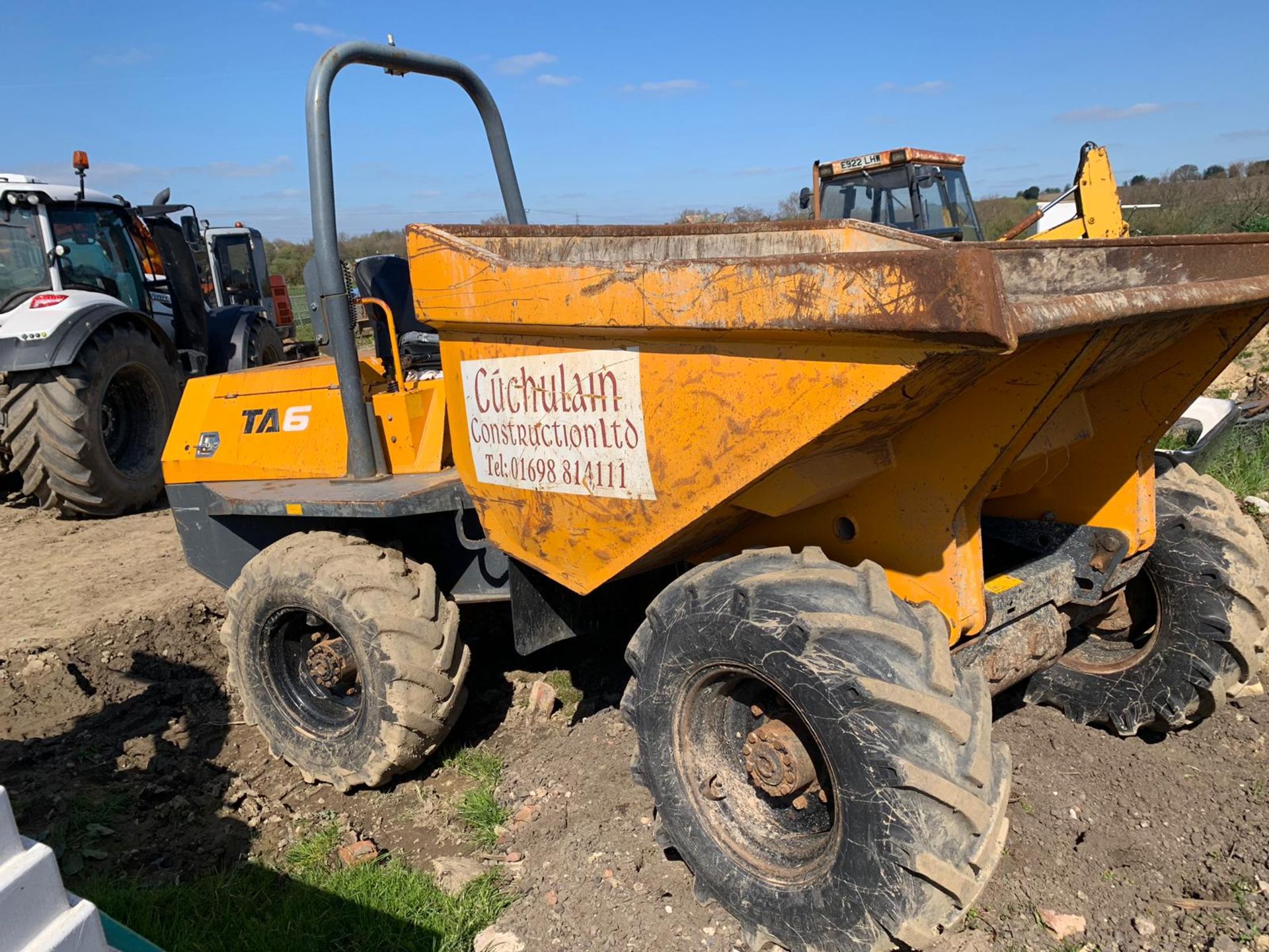 2010 TEREX TA6 STRAIGHT TIP 6 TONNE DUMPER *PLUS VAT*