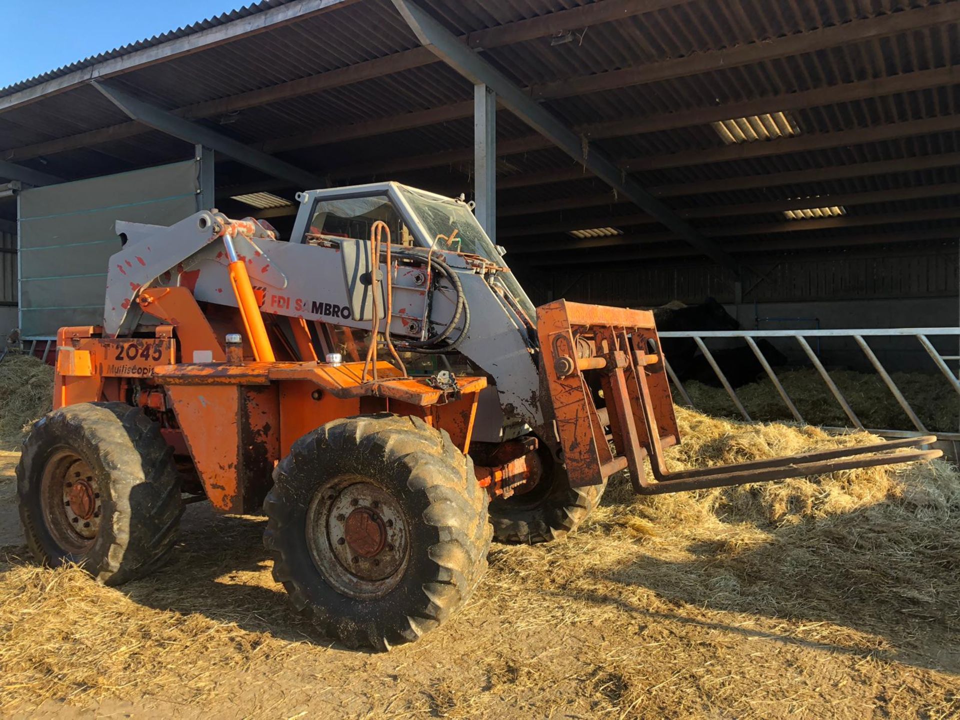 1990/H REG FDI SAMBRON MULTI-SCOPIC ORANGE / GREY DIESEL MACHINE *PLUS VAT* - Image 2 of 19