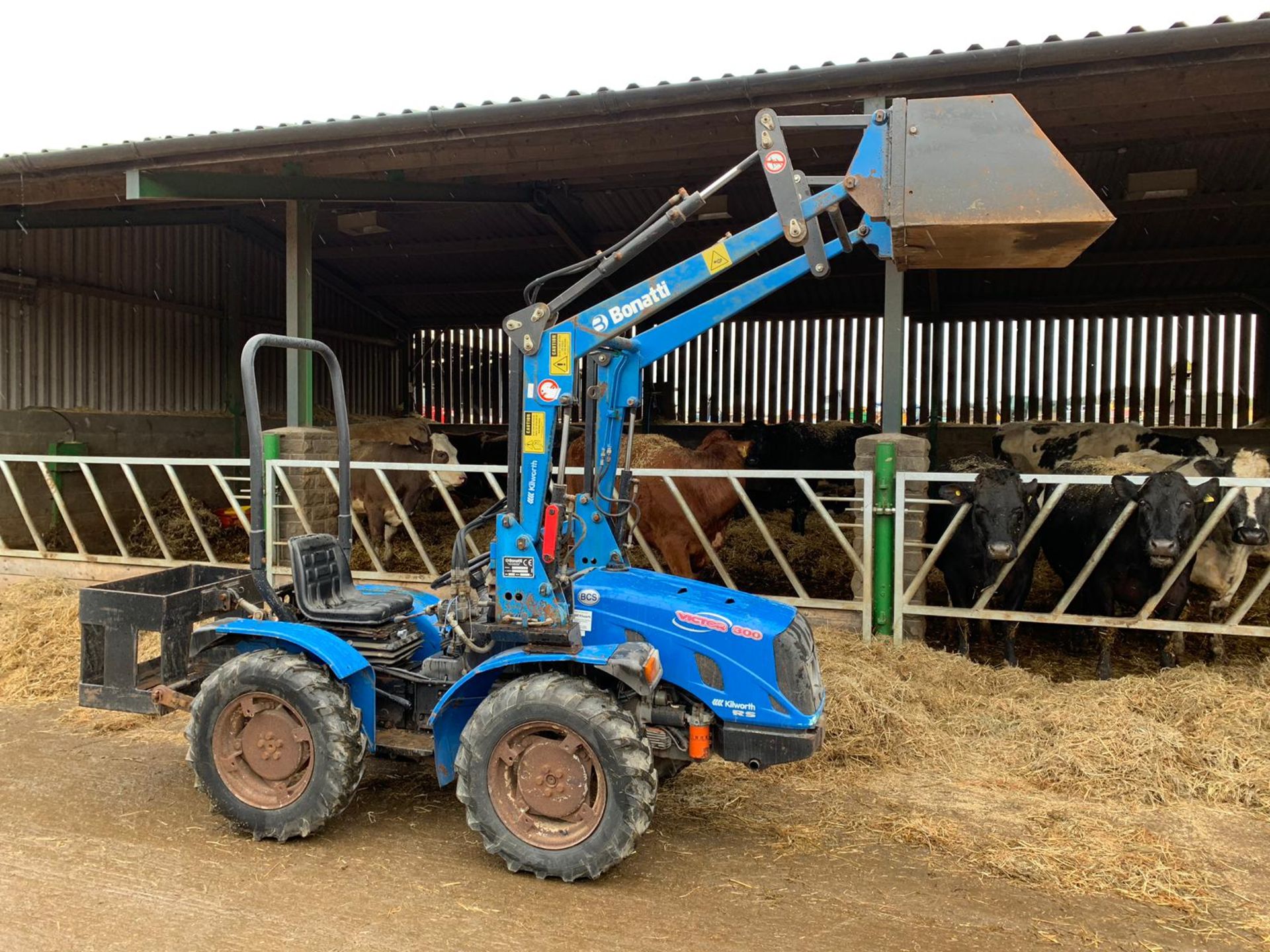 BCS VICTOR 300 RS ALL TERRAIN FORESTRY 4X4 COMPACT TRACTOR WITH BONATTI FRONT LOADER *PLUS VAT*