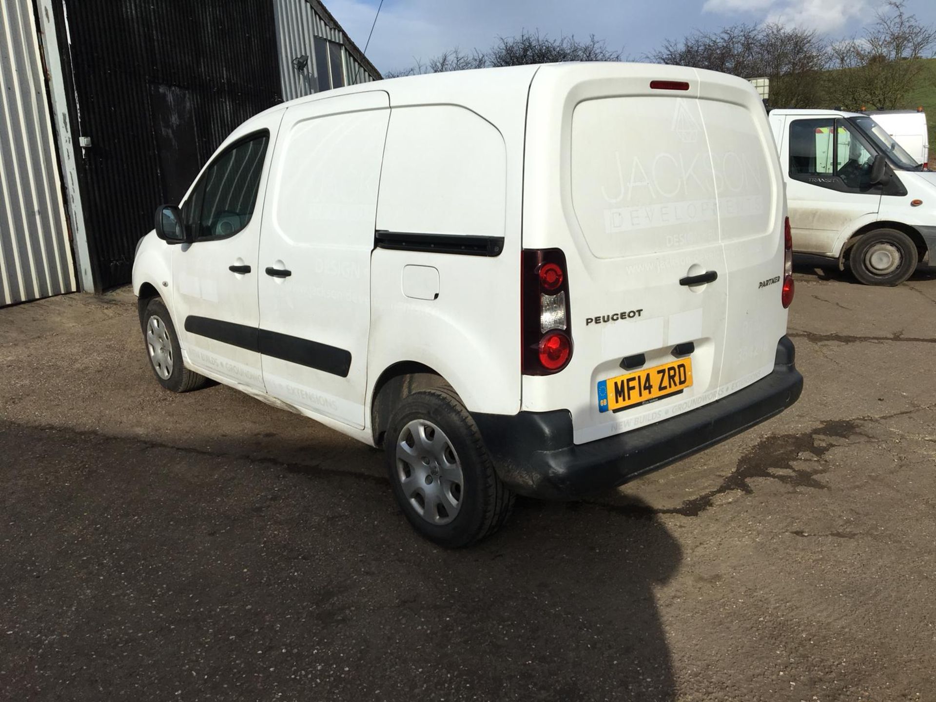 2014/14 REG PEUGEOT PARTNER 850 PROFESSIONAL L1 WHITE DIESEL PANEL VAN, SHOWING 1 FORMER KEEPER - Image 4 of 5