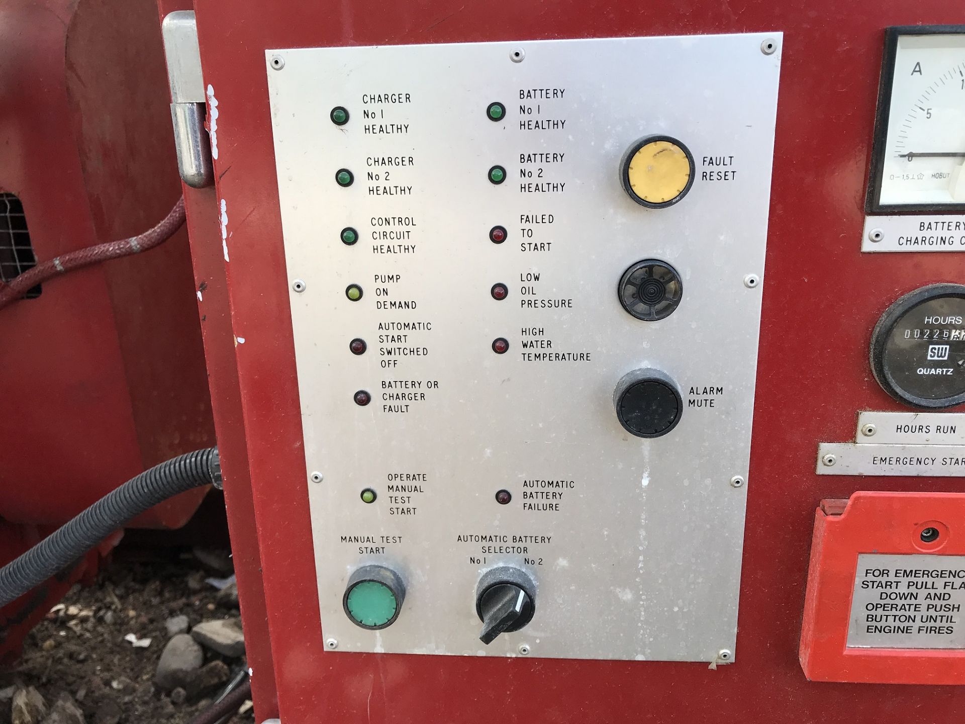 SPP FIRE PUMP CONTROLLER & DIESEL ENGINE *PLUS VAT* - Image 3 of 8