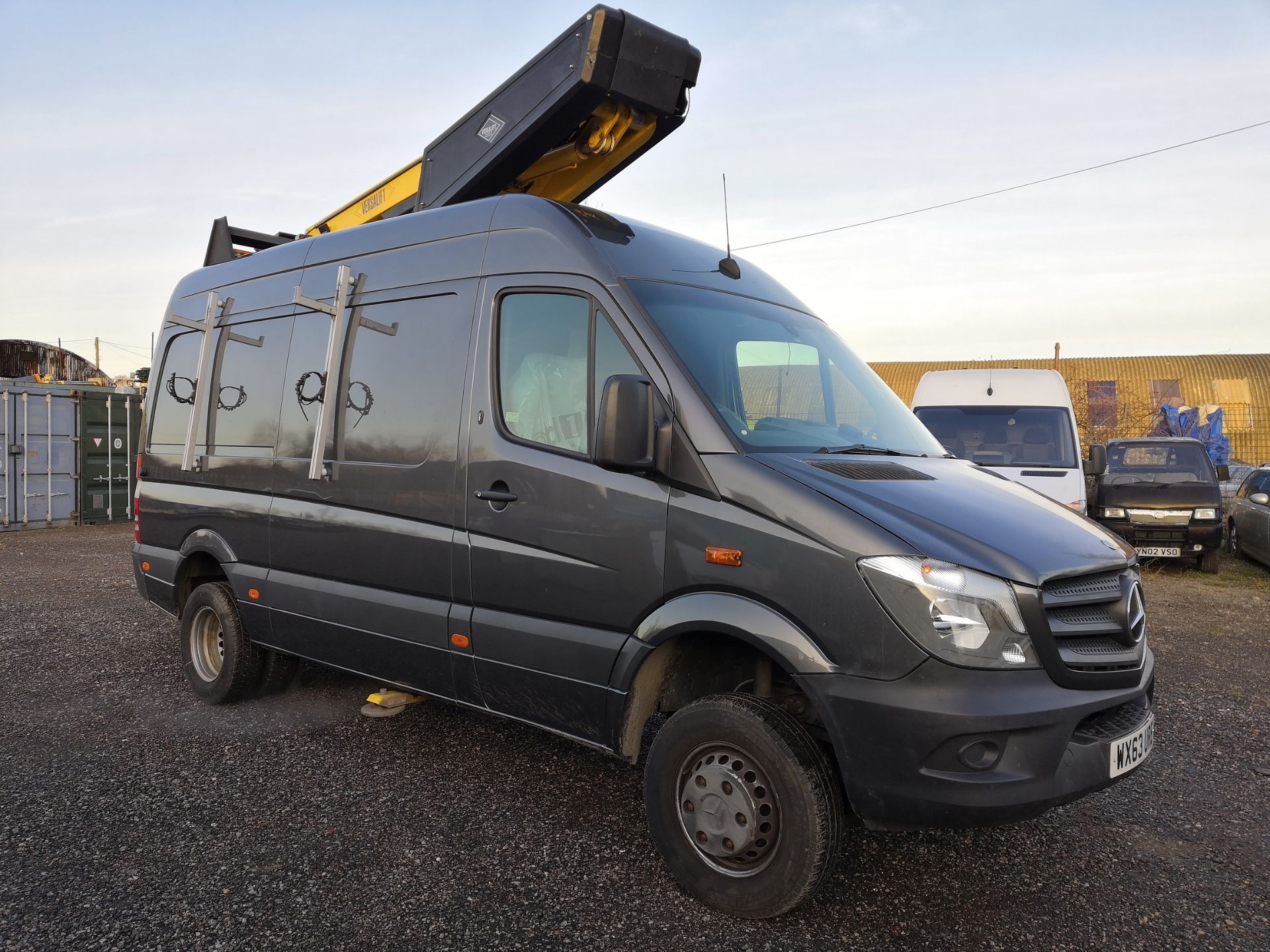 NEW HGV MOT! RARE - 2013/63 REG MERCEDES-BENZ SPRINTER 516 CDI 4X4 4WD CHERRY PICKER *NO VAT*