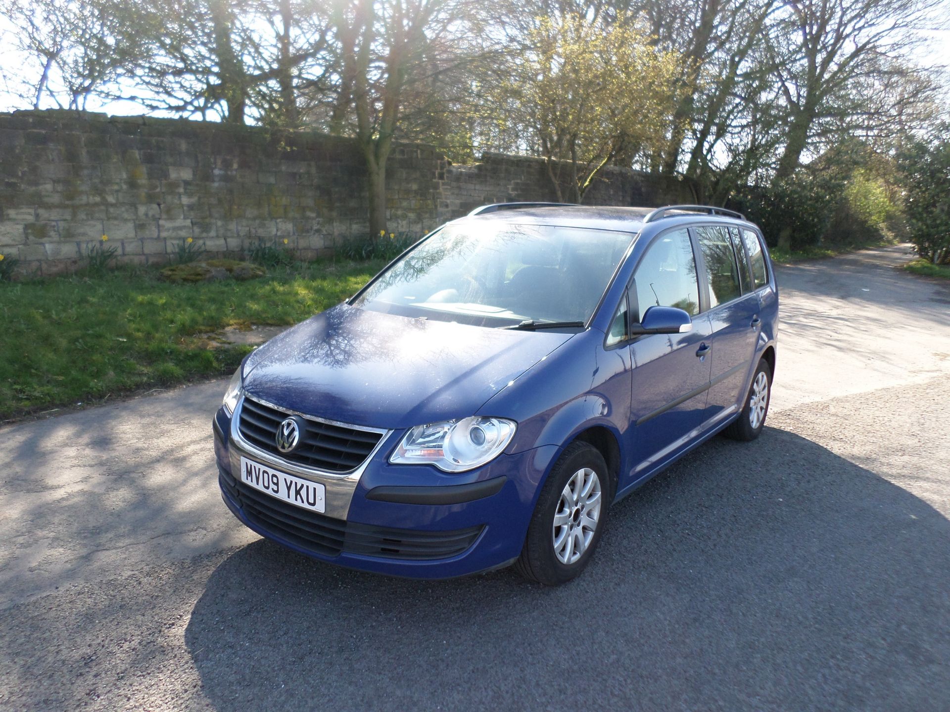 2009/09 REG VOLKSWAGEN TOURAN S TDI 90 1.9 BLUE DIESEL MPV, FULL SERVICE HISTORY *NO VAT* - Image 3 of 12