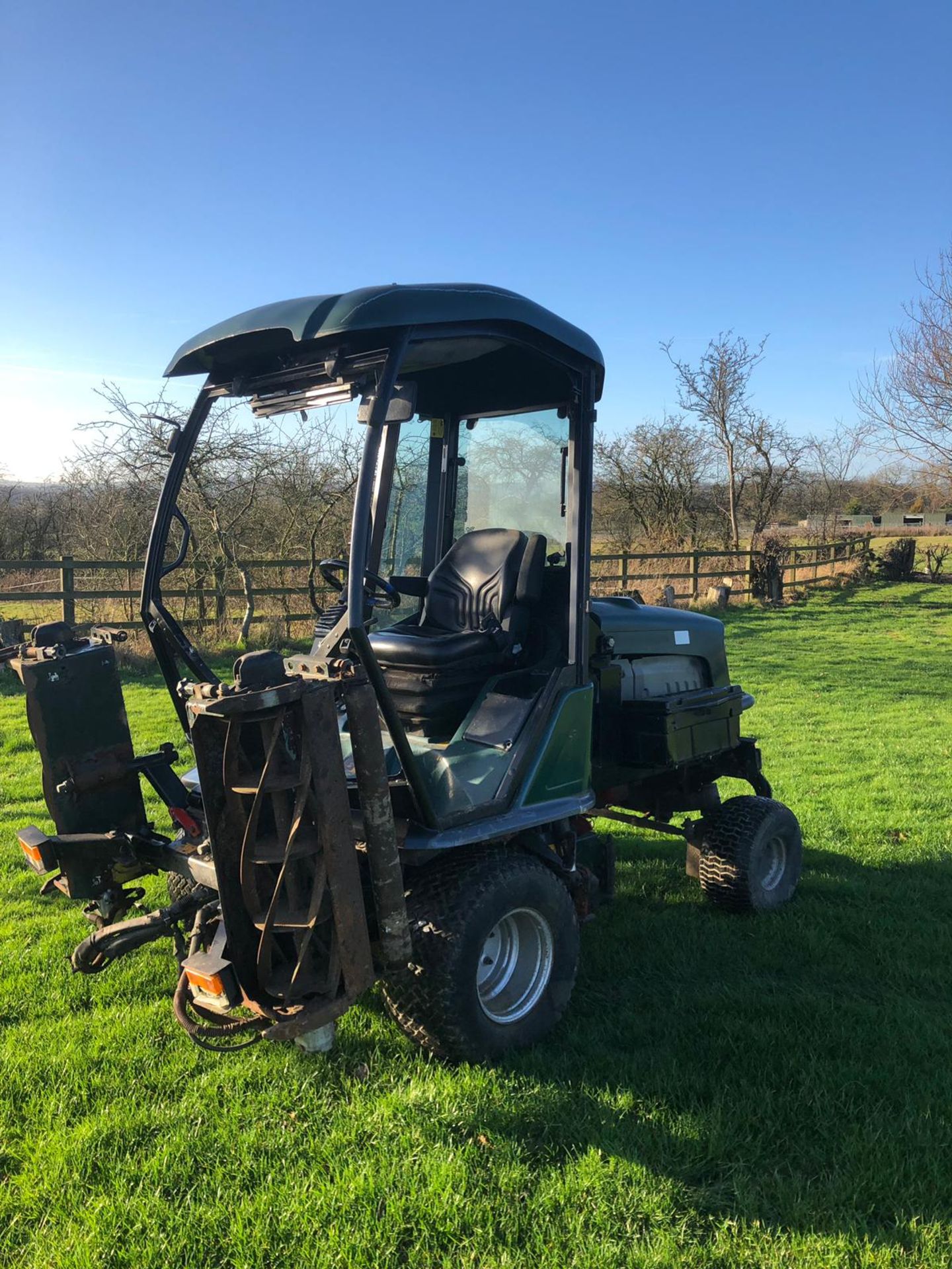 2007/07 REG HAYTER RIDE ON DIESEL LAWN MOWER WITH CAB (NO GLASS) *PLUS VAT* - Image 6 of 16