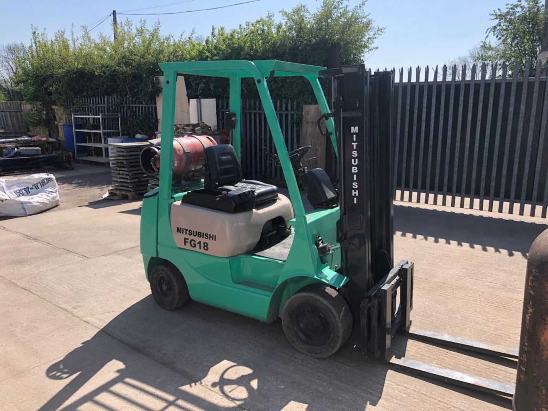 MITSUBISHI FG18 GAS POWERED FORKLIFT 1750KG *NO VAT*