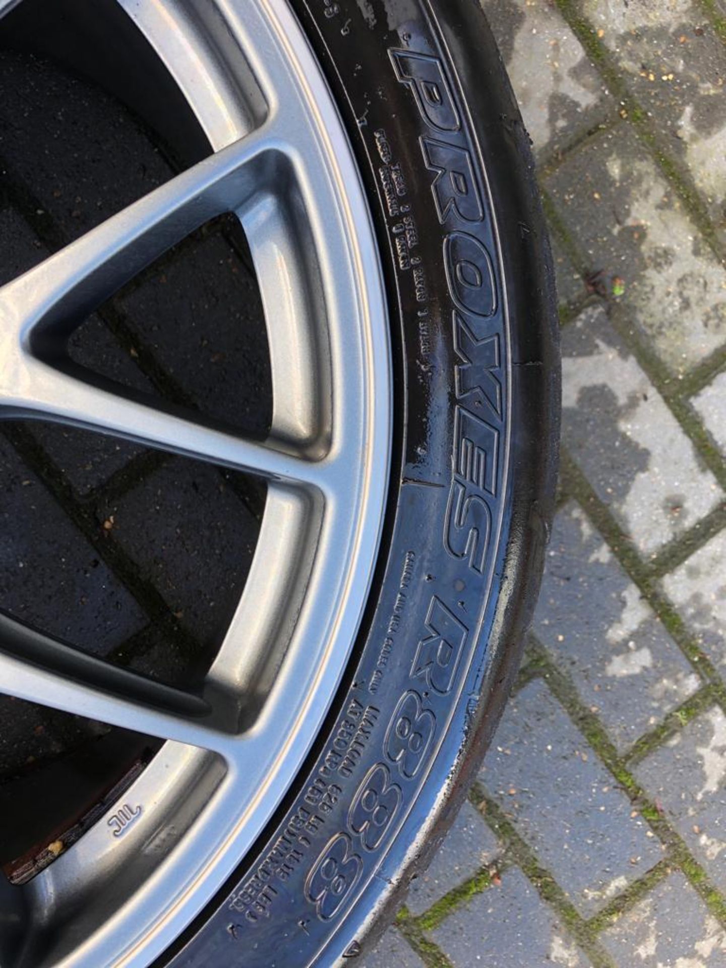 GENUINE BBS CH-R 20" SATIN ANTHRACITE NÜRBURGRING ALLOY WHEELS SET OF 4, TOYO R888 TYRES £3400 NEW - Image 9 of 17