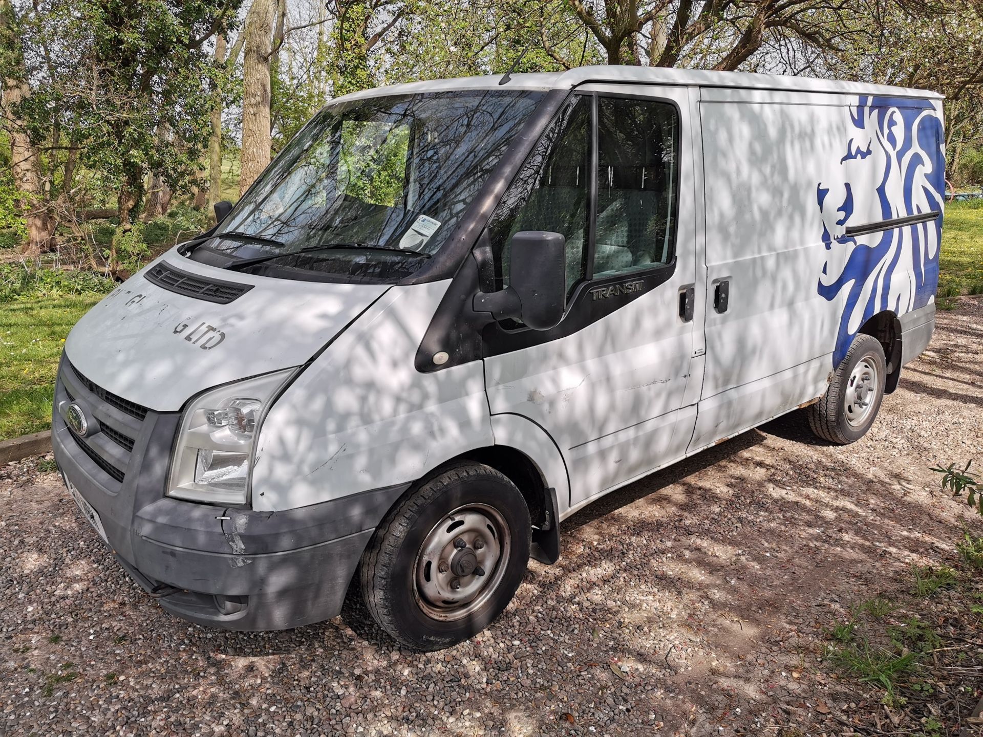 2011/11 REG FORD TRANSIT 85 T280S FWD WHITE 2.2 DIESEL PANEL VAN, SHOWING 2 FORMER KEEPERS - Image 3 of 16