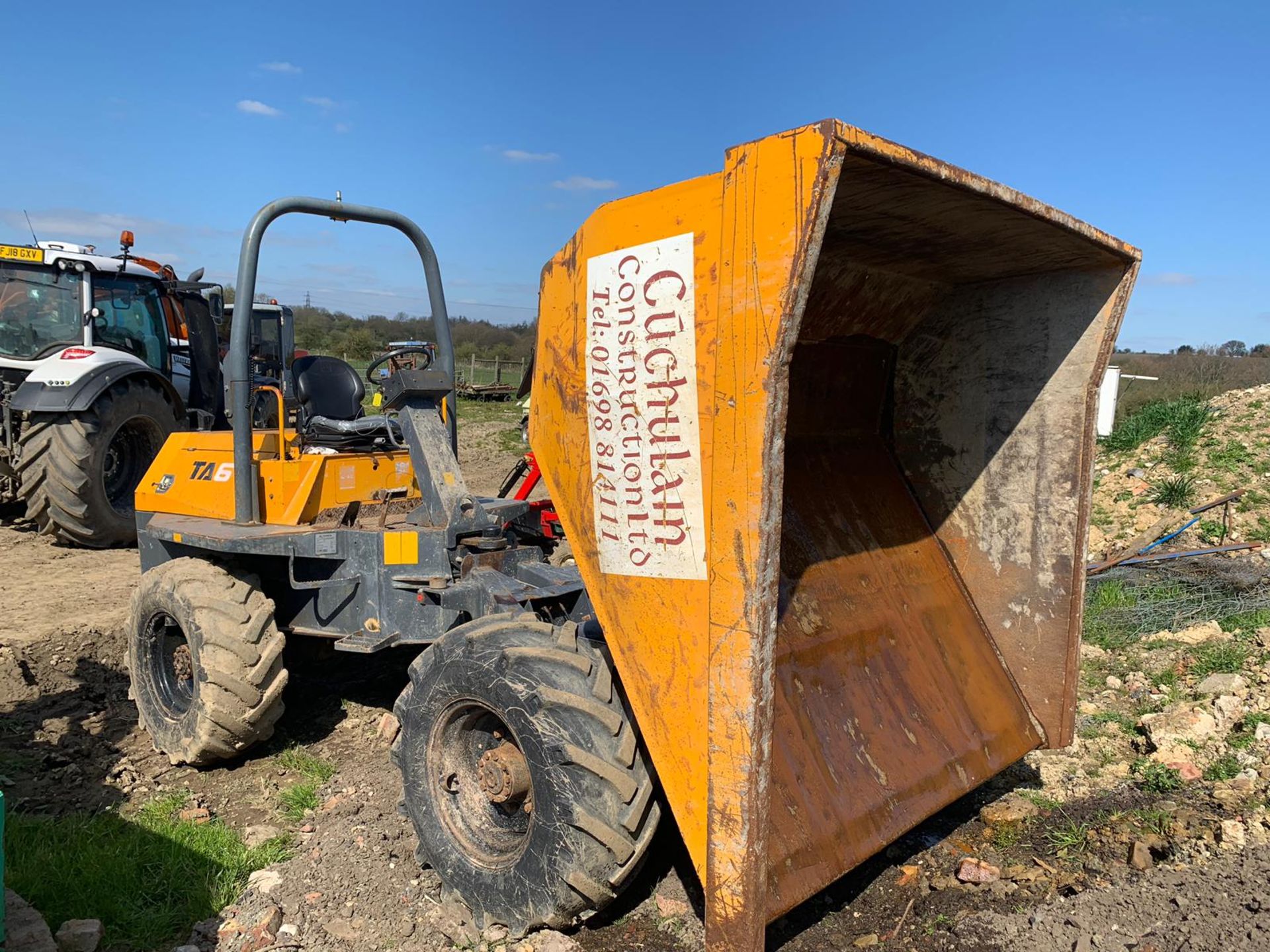 2010 TEREX TA6 STRAIGHT TIP 6 TONNE DUMPER *PLUS VAT* - Image 3 of 13