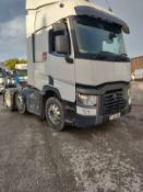 2014/64 EURO 6 RENAULT TRUCKS WHITE DIESEL HEAVY HAULAGE TRACTOR UNIT, ONE OWNER FROM NEW *PLUS VAT*