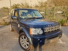 2010/10 REG LAND ROVER DISCOVERY XS TDV6 AUTO 3.0 DIESEL BLUE 4X4, SHOWING 2 FORMER KEEPERS *NO VAT*