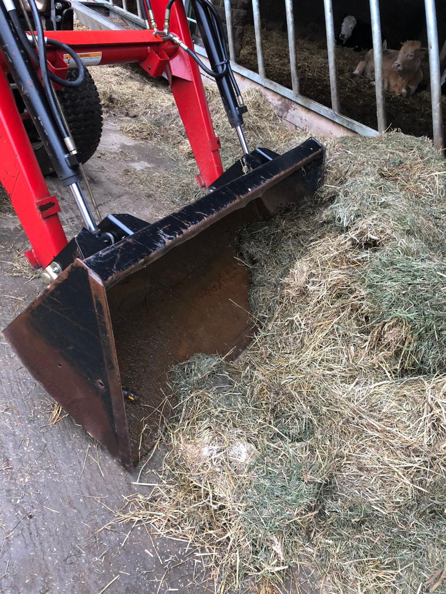 MASSEY FERGUSON 1250 COMPACT TRACTOR WITH FULL CAB AND FRONT LOADING SHOVEL *PLUS VAT* - Image 8 of 25