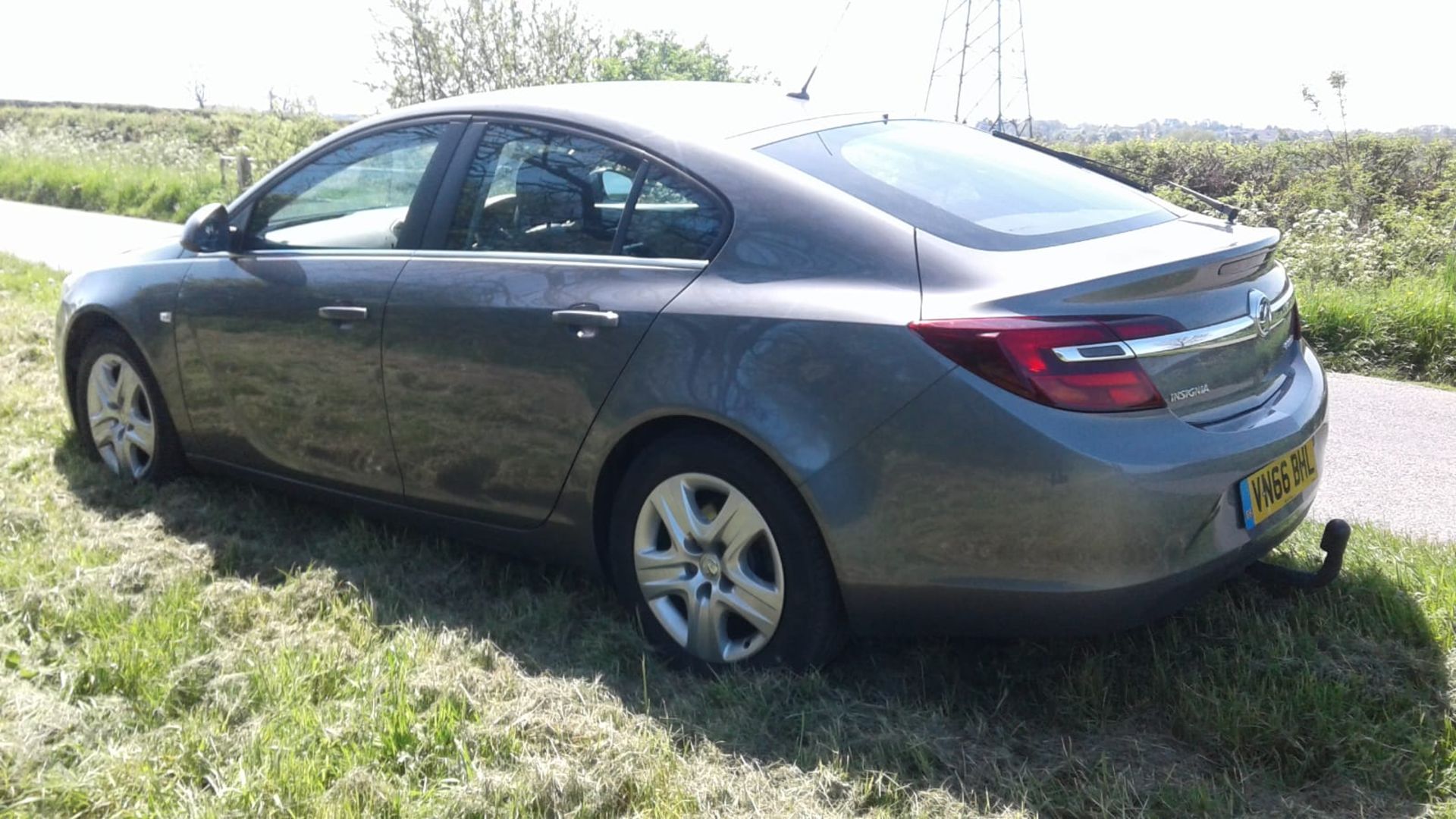 2017/66 REG VAUXHALL INSIGNIA DESIGN CDTI ECOFLEX 1.6 DIESEL GREY, SHOWING 0 FORMER KEEPERS *NO VAT* - Image 3 of 10