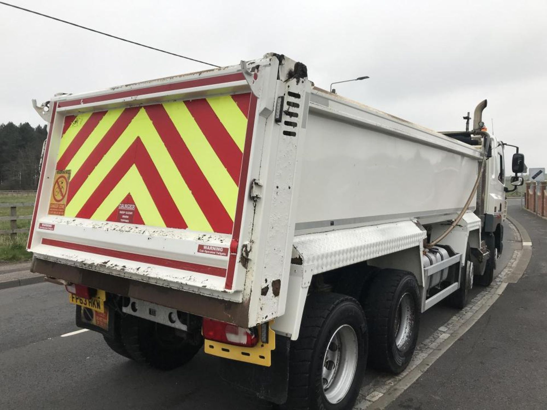 2013/63 REG DAF CF 85.410 8X4 STEEL BODY TIPPER WITH EASY SHEET, AUTO TAIL GATE & WEIGHER SYSTEM - Image 4 of 18