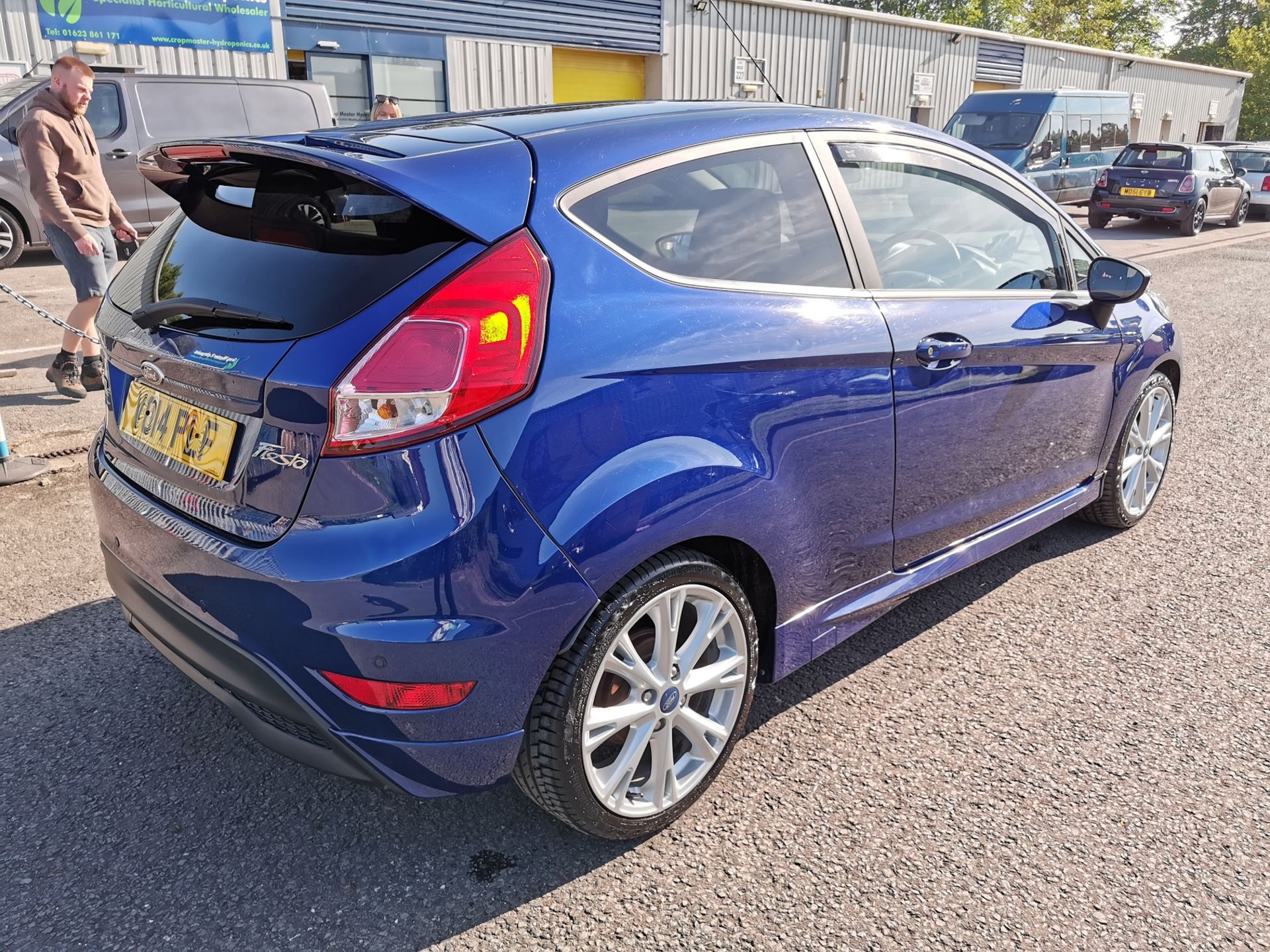 2014/14 REG FORD FIESTA ZETEC S 125 BHP 1.0 ECOBOOST EURO 5 BLUE PETROL 3 DOOR HATCHBACK *NO VAT* - Image 6 of 22