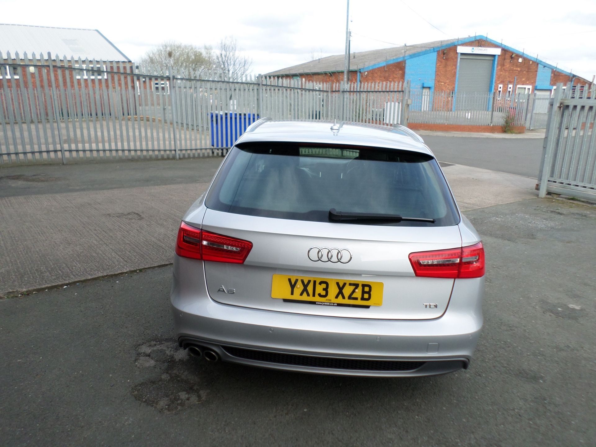 2013/13 REG AUDI A6 S LINE TDI 2.0 DIESEL SILVER ESTATE, SHOWING 1 FORMER KEEPER *NO VAT* - Image 6 of 14