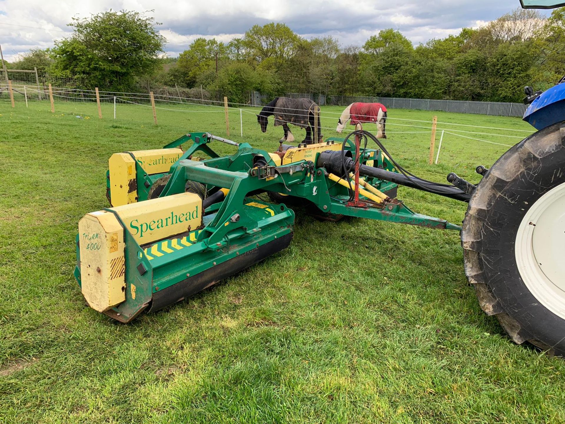 2006 SPEARHEAD TRIDENT 4000 TRAILED PARK FLAIL MOWER *PLUS VAT* - Image 3 of 19