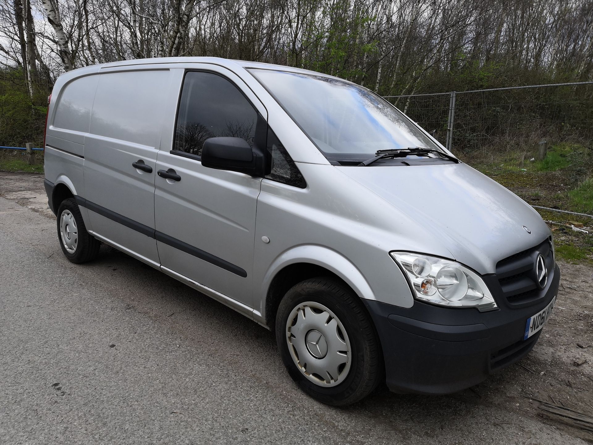 2011/61 REG MERCEDES-BENZ VITO 113 CDI SILVER DIESEL PANEL VAN, SHOWING 0 FORMER KEEPERS *NO VAT*