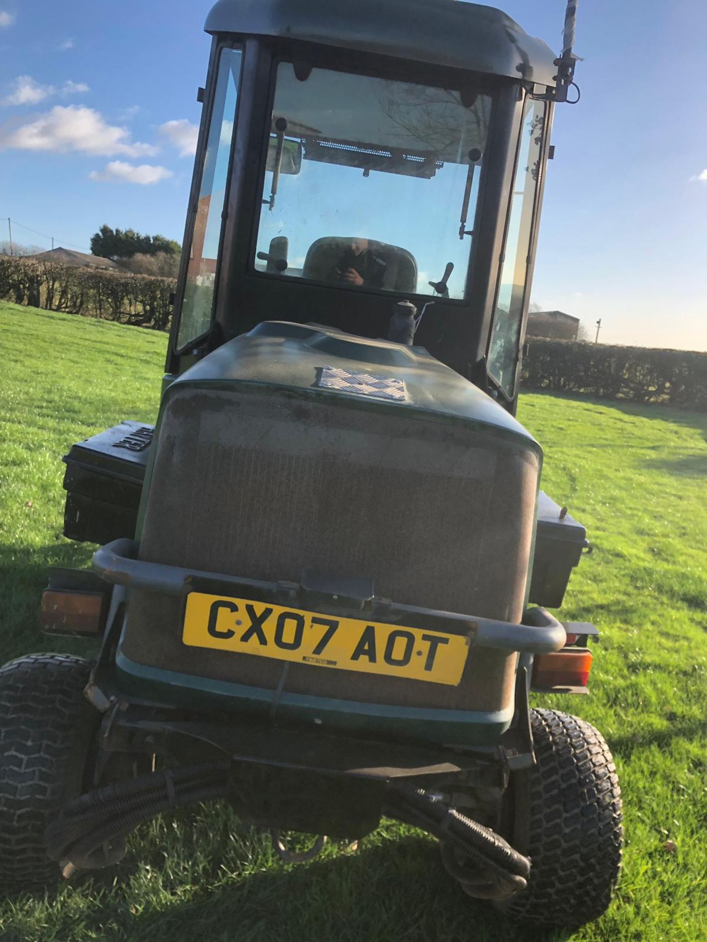 2007/07 REG HAYTER RIDE ON DIESEL LAWN MOWER WITH CAB (NO GLASS) *PLUS VAT* - Image 10 of 16