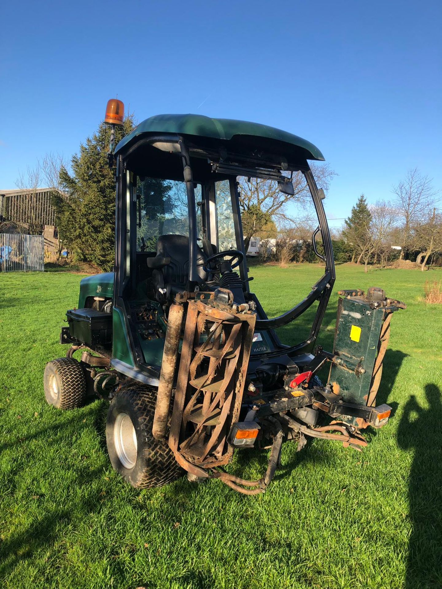 2007/07 REG HAYTER RIDE ON DIESEL LAWN MOWER WITH CAB (NO GLASS) *PLUS VAT* - Image 3 of 16