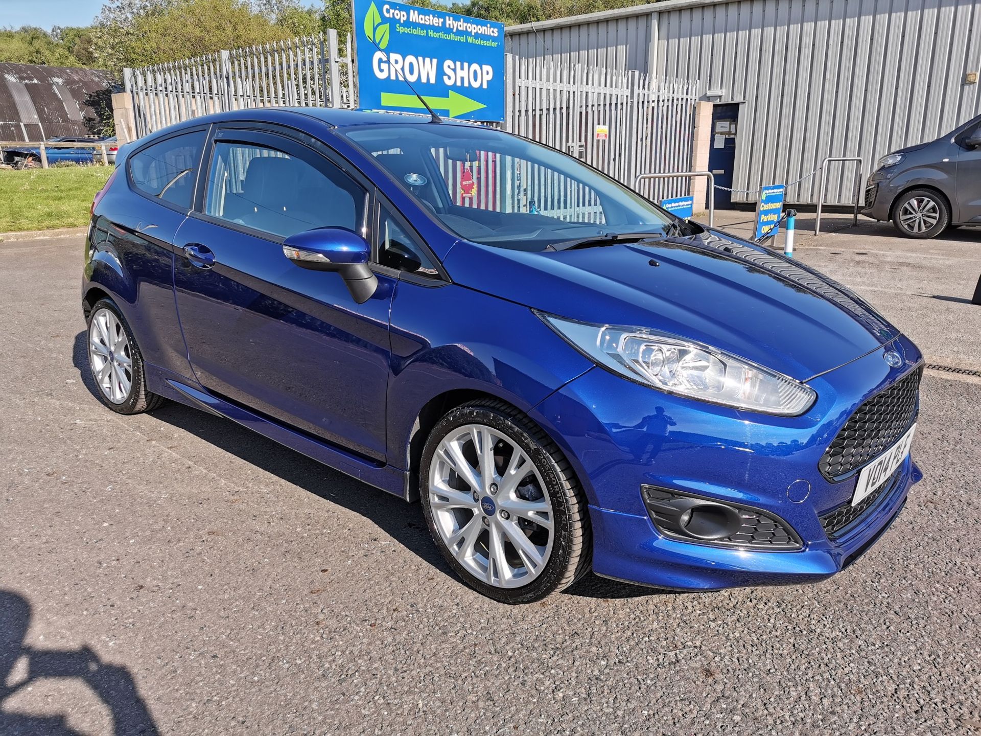 2014/14 REG FORD FIESTA ZETEC S 125 BHP 1.0 ECOBOOST EURO 5 BLUE PETROL 3 DOOR HATCHBACK *NO VAT*