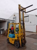 TOYOTA GAS POWERED FORKLIFT 1500 KG, RUNS WORKS AND LIFTS *NO VAT*