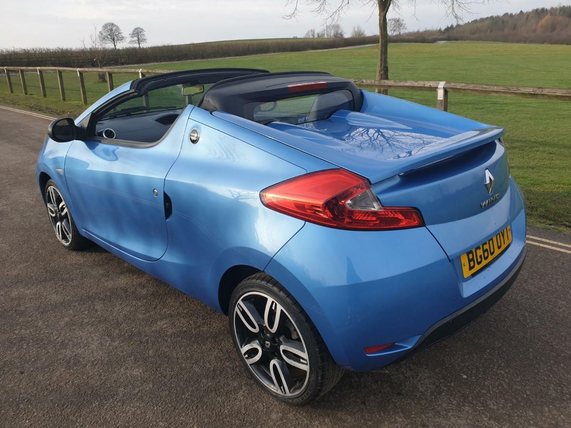 2010/60 REG RENAULT WIND ROADSTER DYNAMIQUE S TCE 1.2 BLUE PETROL CONVERTIBLE *NO VAT* - Image 10 of 12