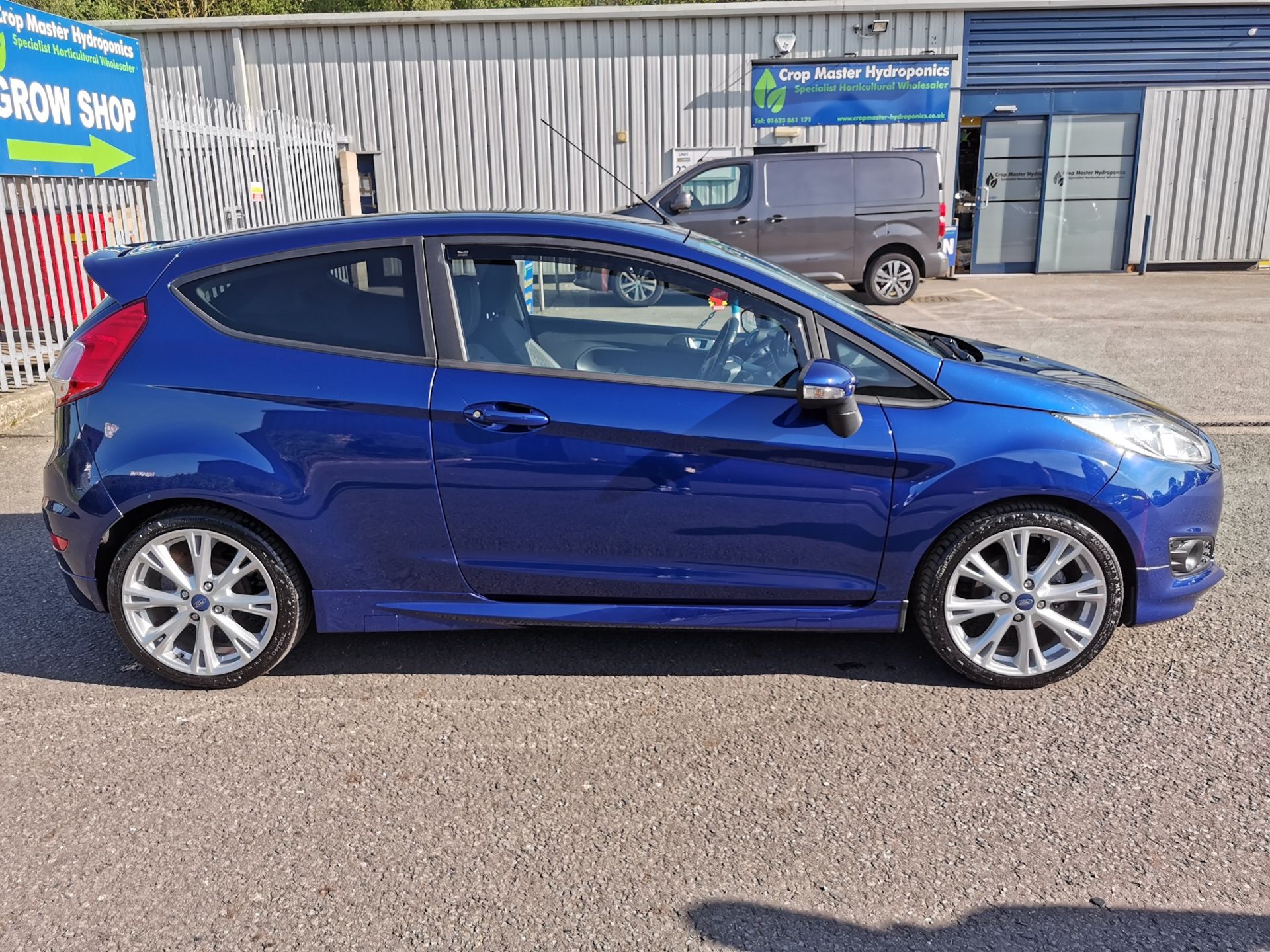 2014/14 REG FORD FIESTA ZETEC S 125 BHP 1.0 ECOBOOST EURO 5 BLUE PETROL 3 DOOR HATCHBACK *NO VAT* - Image 7 of 22