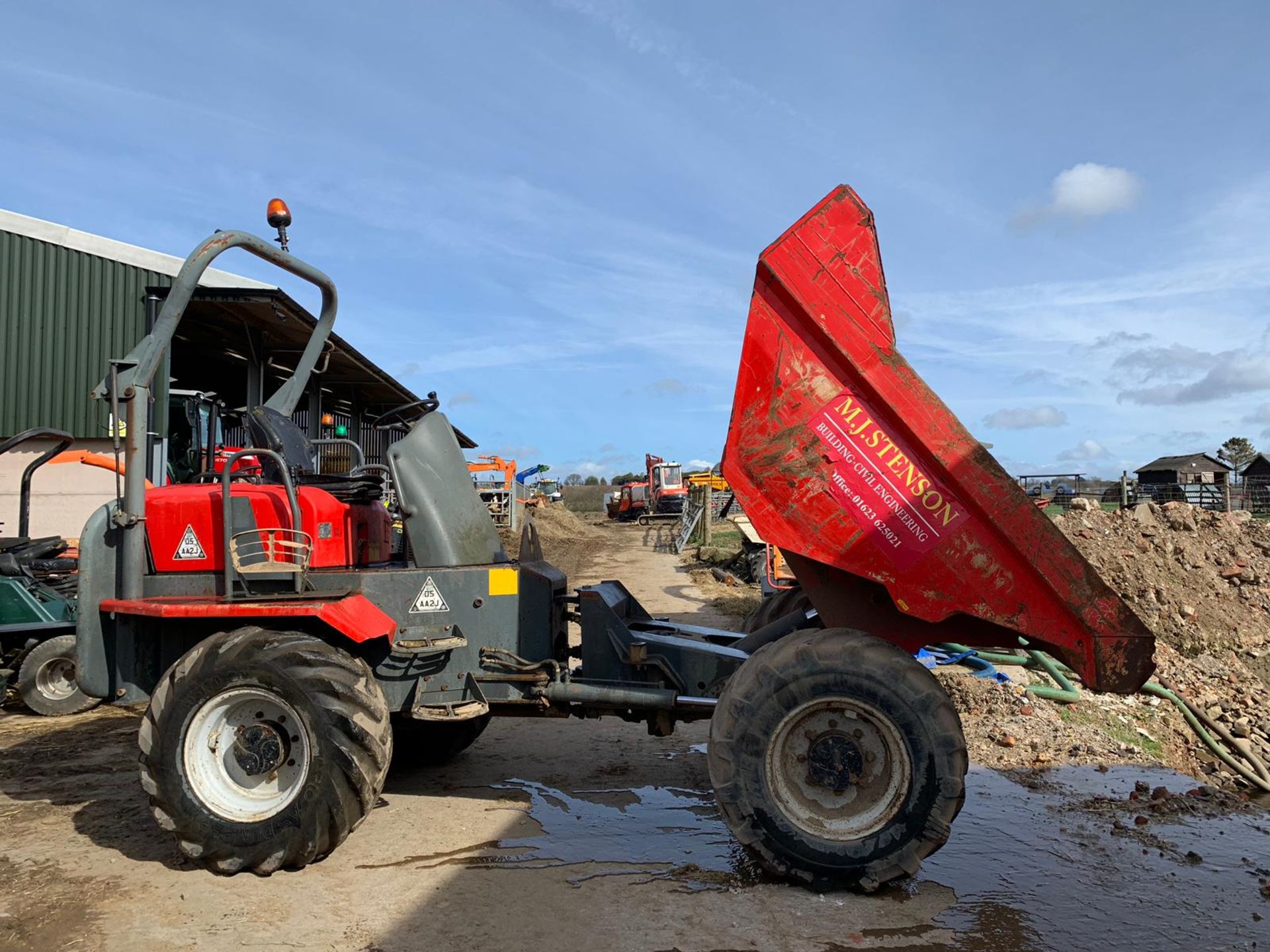 2007 NEUSON 6001 6 TONNE STRAIGHT TIP DUMPER *PLUS VAT* - Bild 2 aus 12