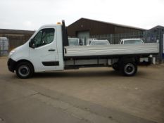 2016/16 REG RENAULT MASTER LL35 BUSINESS DCI 2.3 DIESEL DROPSIDE LORRY, SHOWING 0 FORMER KEEPERS