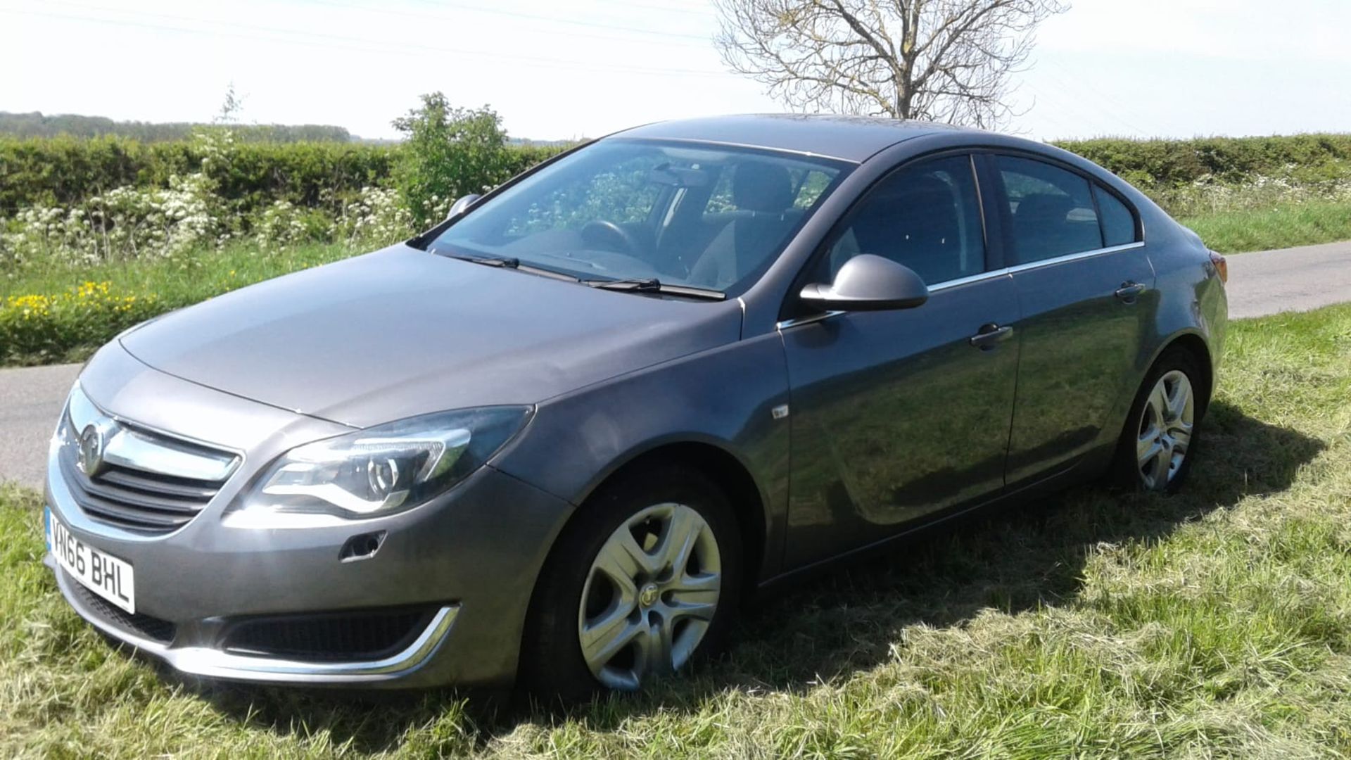 2017/66 REG VAUXHALL INSIGNIA DESIGN CDTI ECOFLEX 1.6 DIESEL GREY, SHOWING 0 FORMER KEEPERS *NO VAT* - Bild 2 aus 10