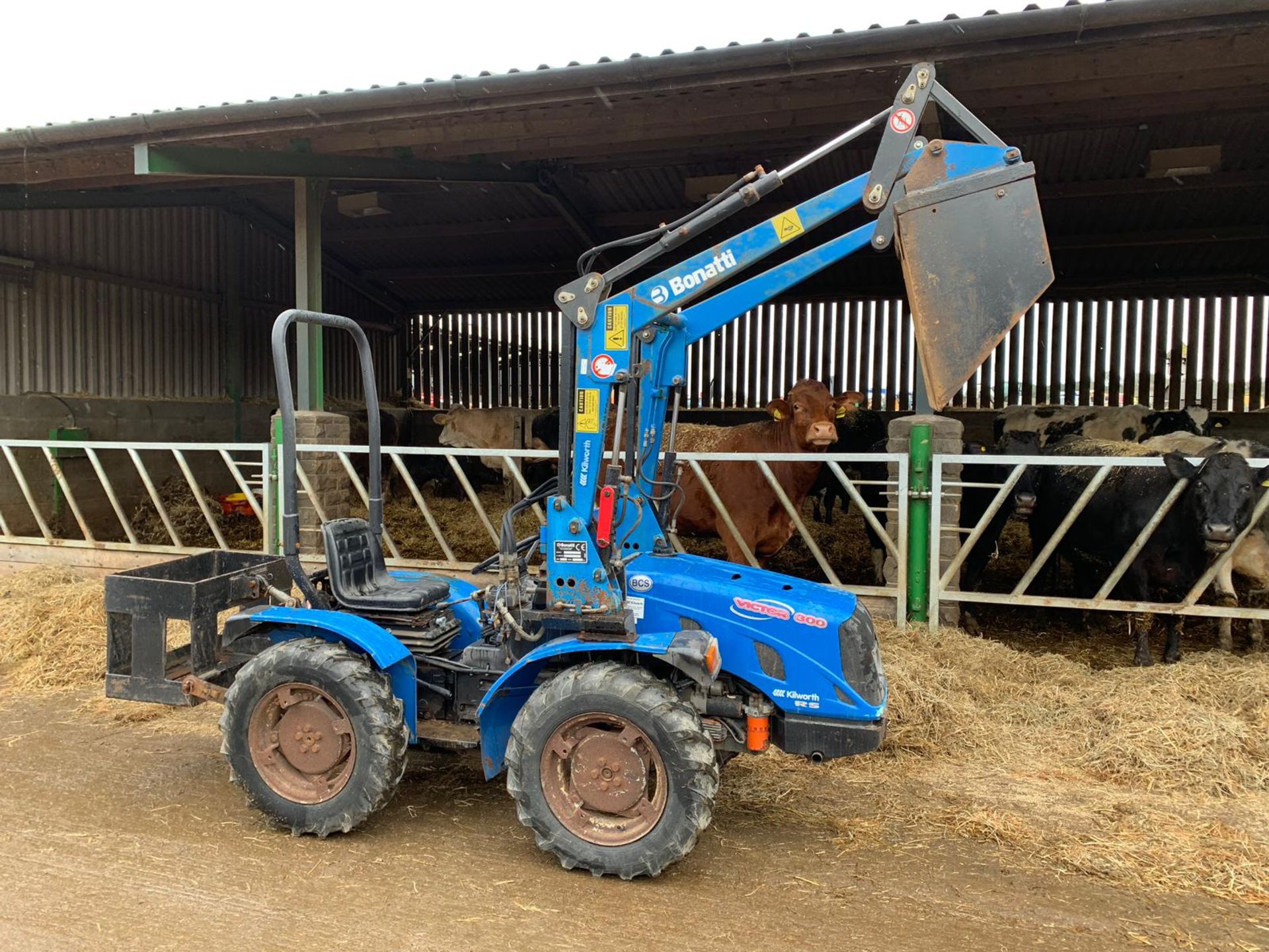 BCS VICTOR 300 RS ALL TERRAIN FORESTRY 4X4 COMPACT TRACTOR WITH BONATTI FRONT LOADER *PLUS VAT* - Image 2 of 17