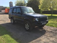 2004/04 REG LAND ROVER DISCOVERY TD5 4X4 BLUE, SELLING AS SPARES / REPAIRS *NO VAT*