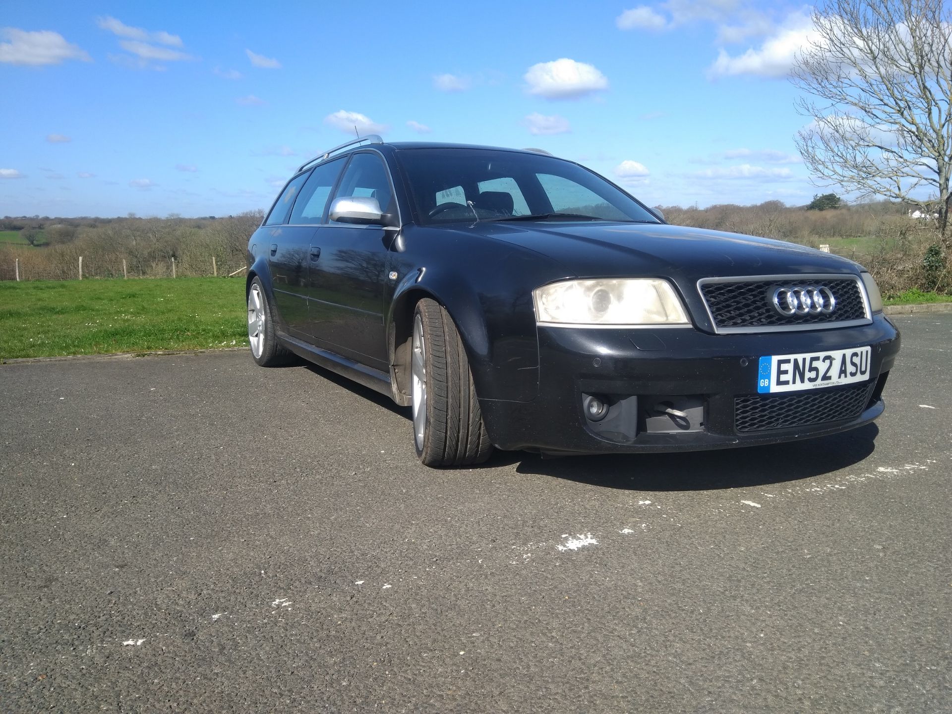 2003/52 REG AUDI RS6 QUATTRO AUTO 4.2L PETROL BLACK ESTATE *NO VAT*