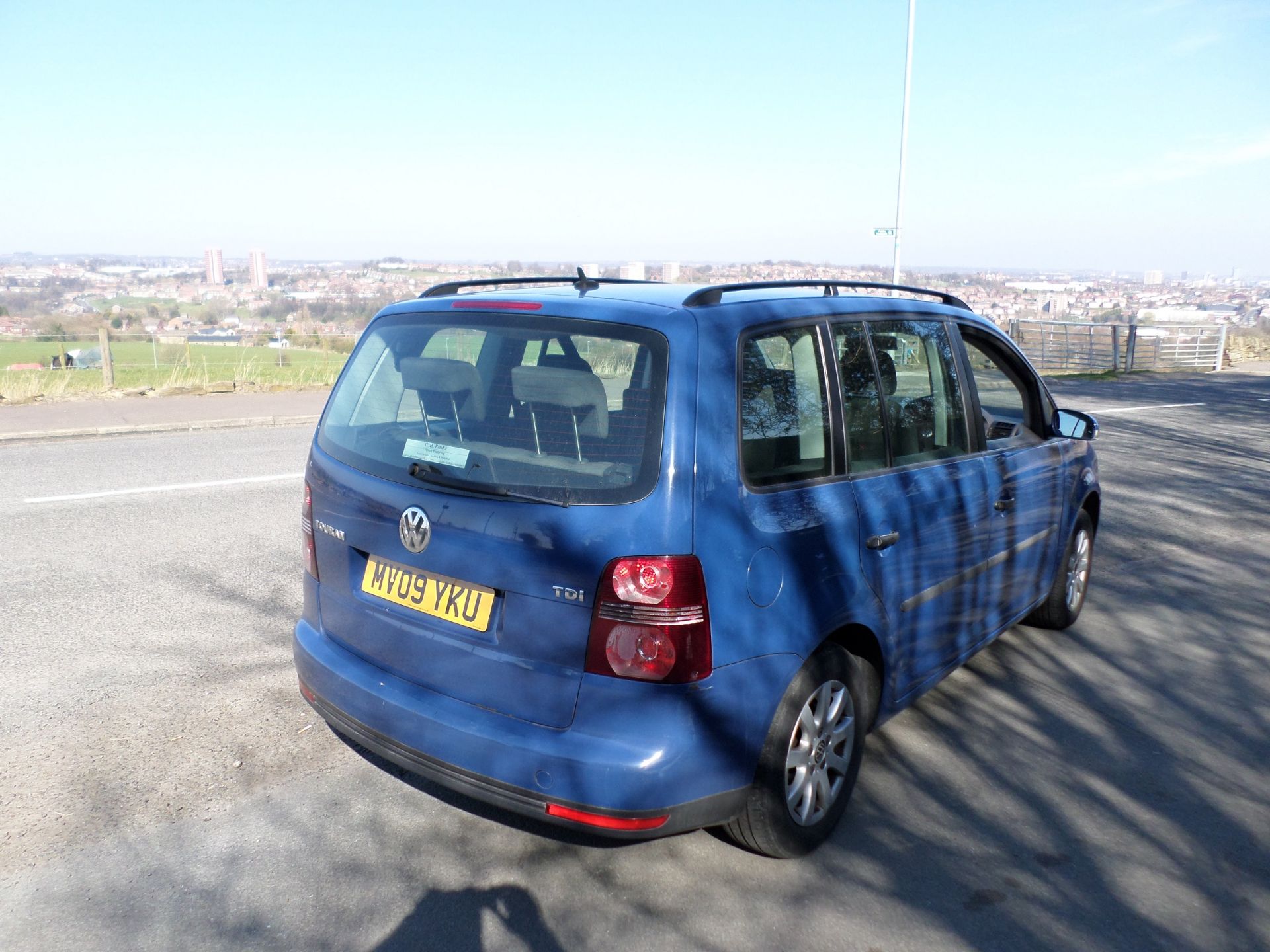 2009/09 REG VOLKSWAGEN TOURAN S TDI 90 1.9 BLUE DIESEL MPV, FULL SERVICE HISTORY *NO VAT* - Image 7 of 12