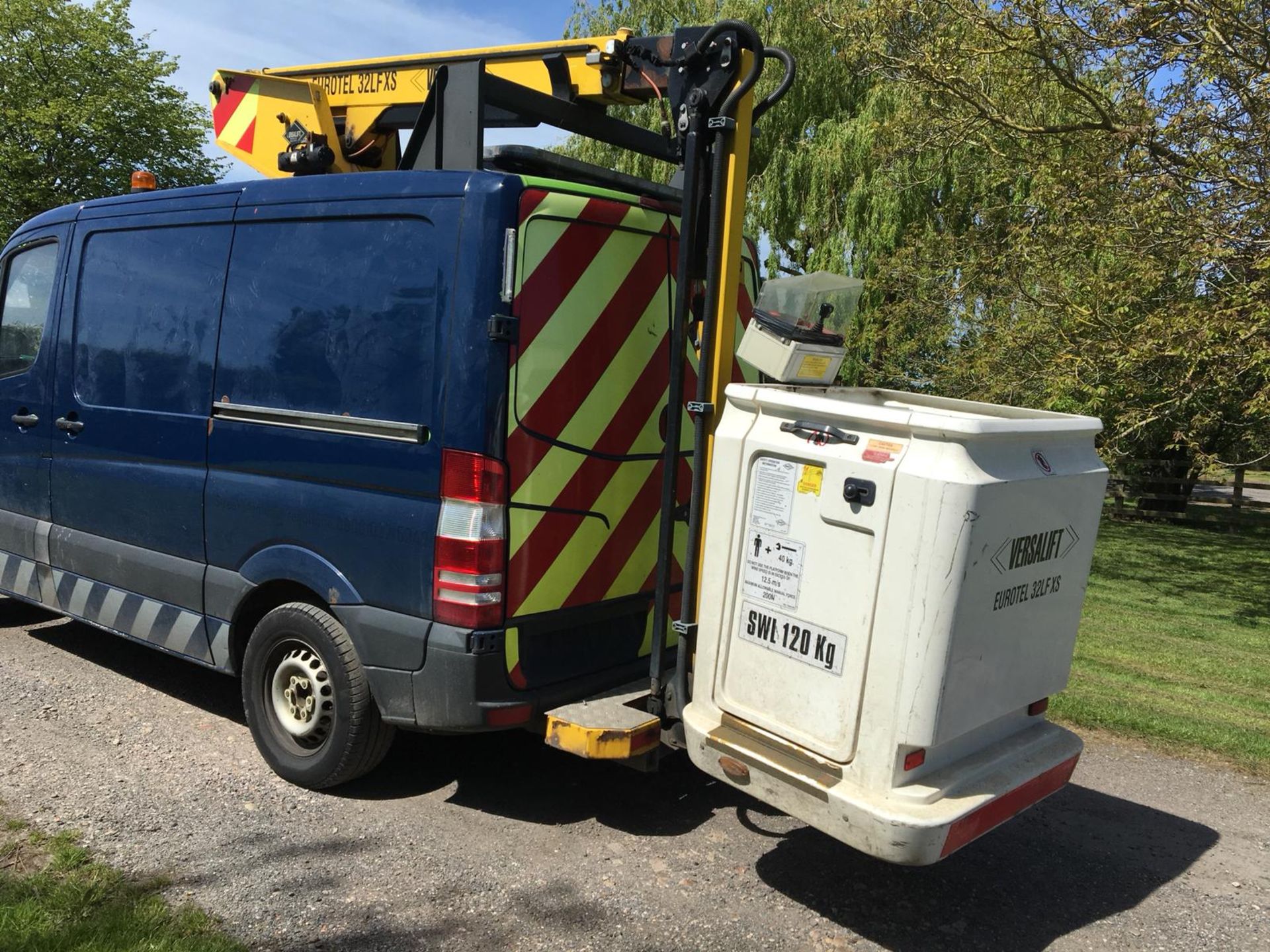 2012/62 REG MERCEDES-BENZ SPRINTER 310 CDI 2.2 DIESEL BLUE CHERRY PICKER PANEL VAN *PLUS VAT* - Image 5 of 14