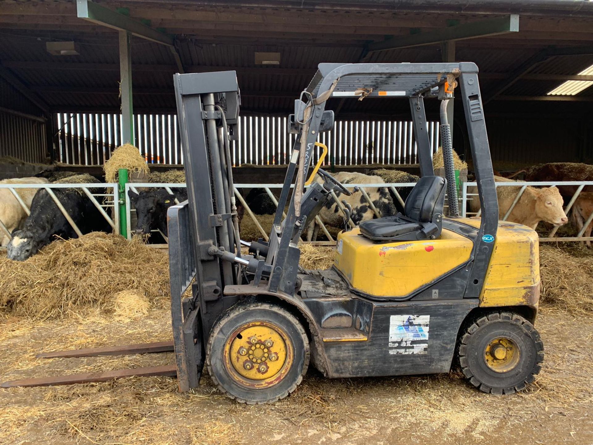 2003 DAEWOO D25S-3 2500KG DIESEL FORKLIFT CONTAINER SPEC WITH SIDE SHIFT *PLUS VAT* - Image 4 of 13