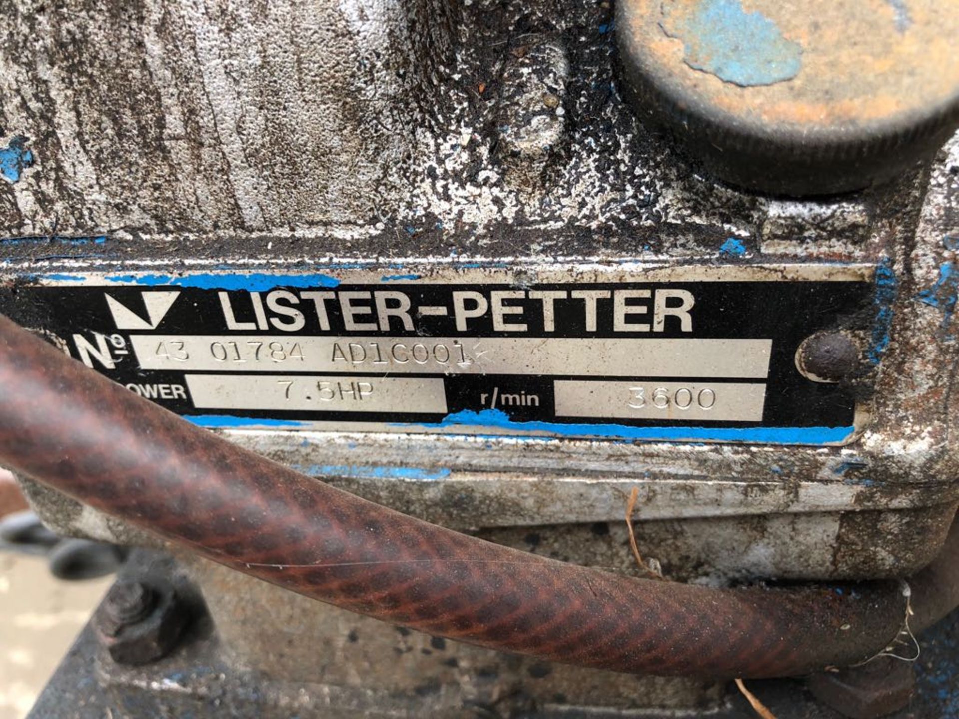 ANDREW SYKES UNIVAC LISTER PETTER WATER PUMP ON TRAILER - UNTESTED *PLUS VAT* - Bild 3 aus 6