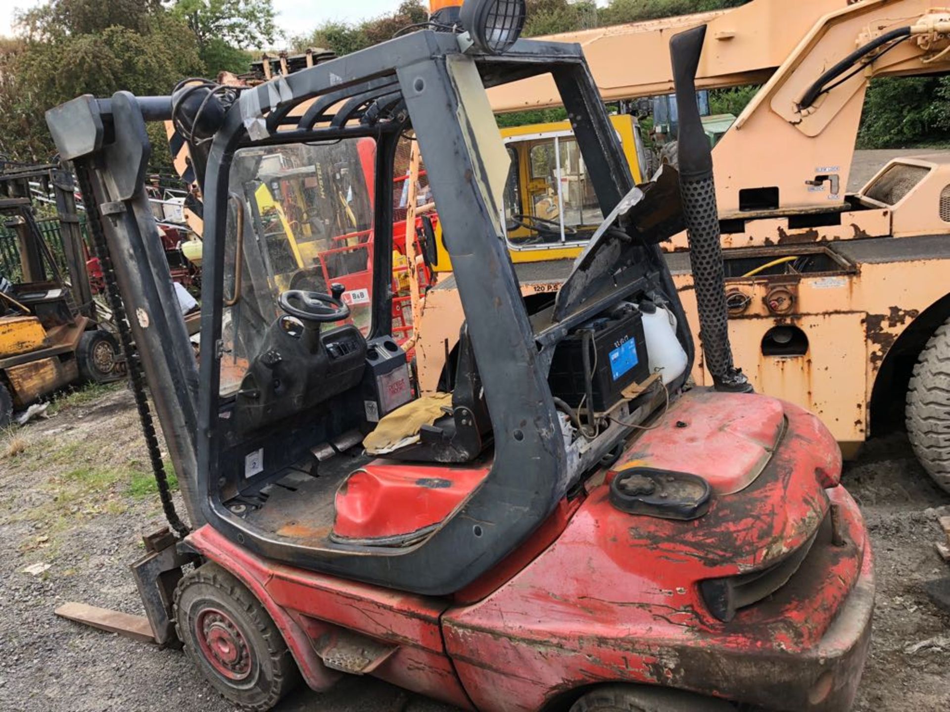 LANSING H25D FORKLIFT, SHOWING 9325 HOURS (UNVERIFIED), RUNS, DRIVES AND LIFTS *PLUS VAT* - Bild 5 aus 9