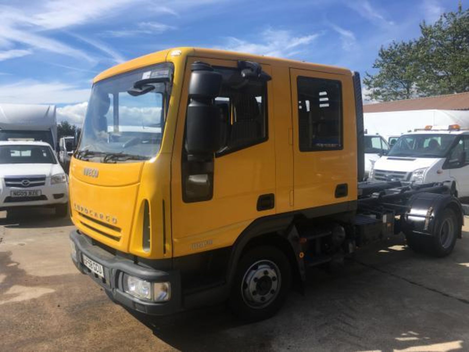 2008/58 REG IVECO EUROCARGO 80E18 HOOK LOADER HL5 7.5 TON CREW CAB WITH HIAB MULTI LIFT *PLUS VAT* - Image 2 of 25