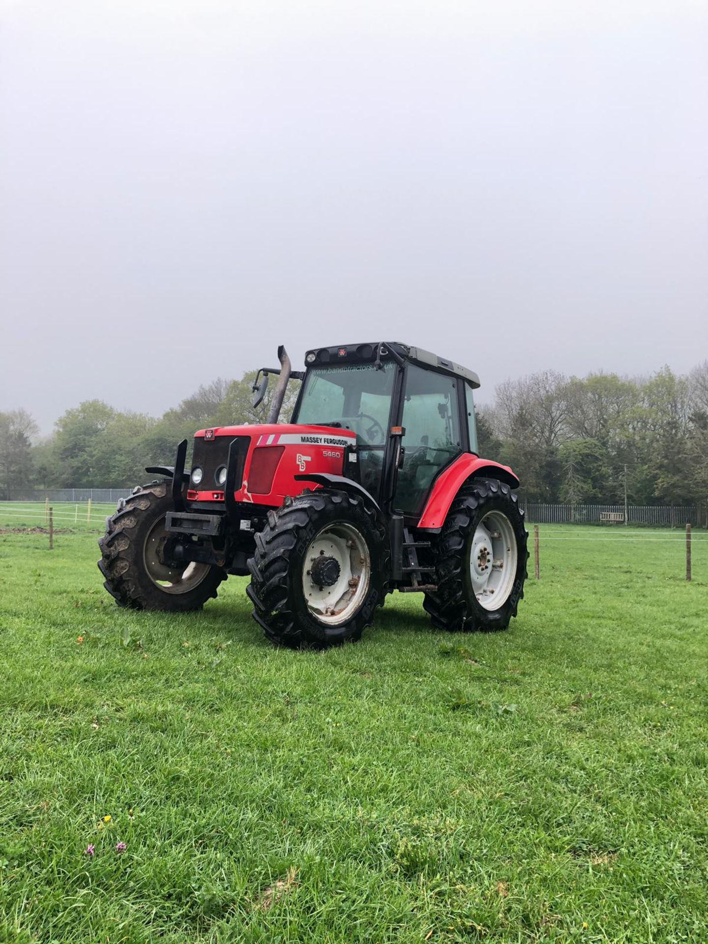 MASSEY FERGUSON 5460 TRACTOR 95 HP ENGINE, YEAR 2008, RUNS AND WORKS *PLUS VAT*